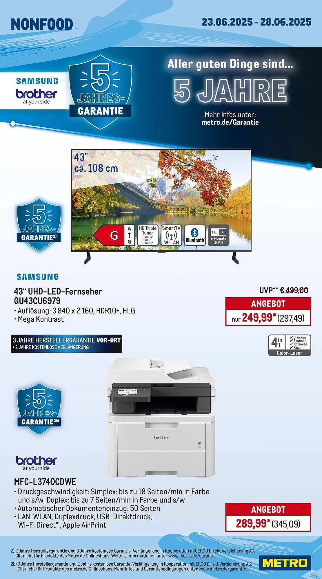 METRO Prospekt von 23. Juni bis 28. Juni 2025 - Prospekt seite 21