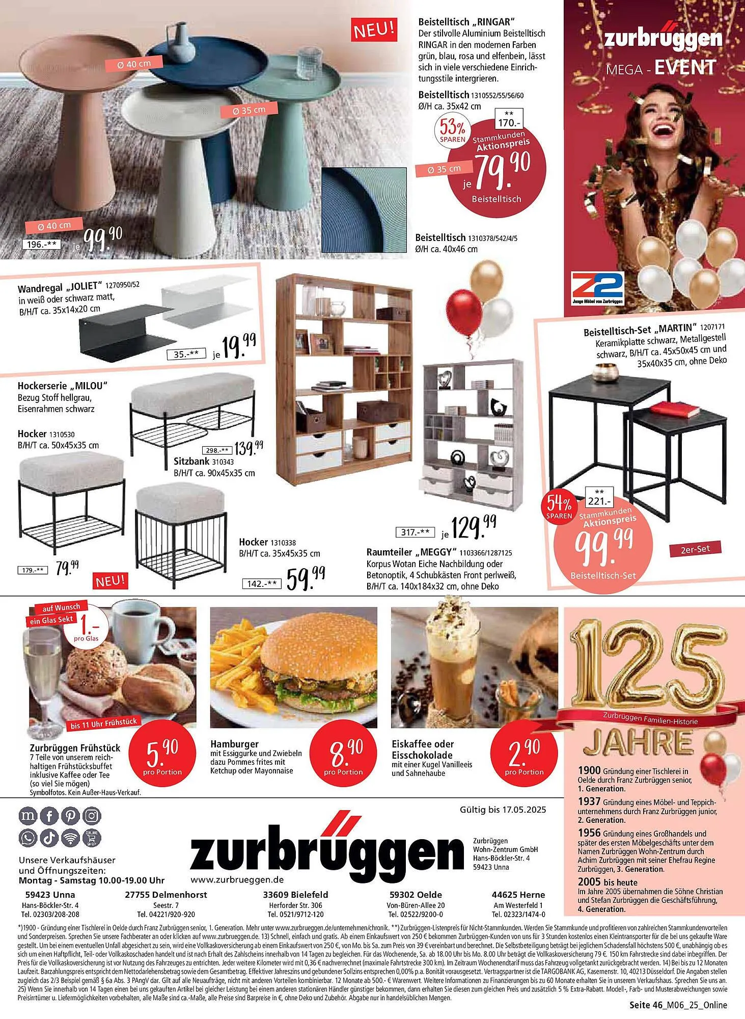 Zurbrüggen Prospekt von 2. Mai bis 17. Mai 2025 - Prospekt seite 46