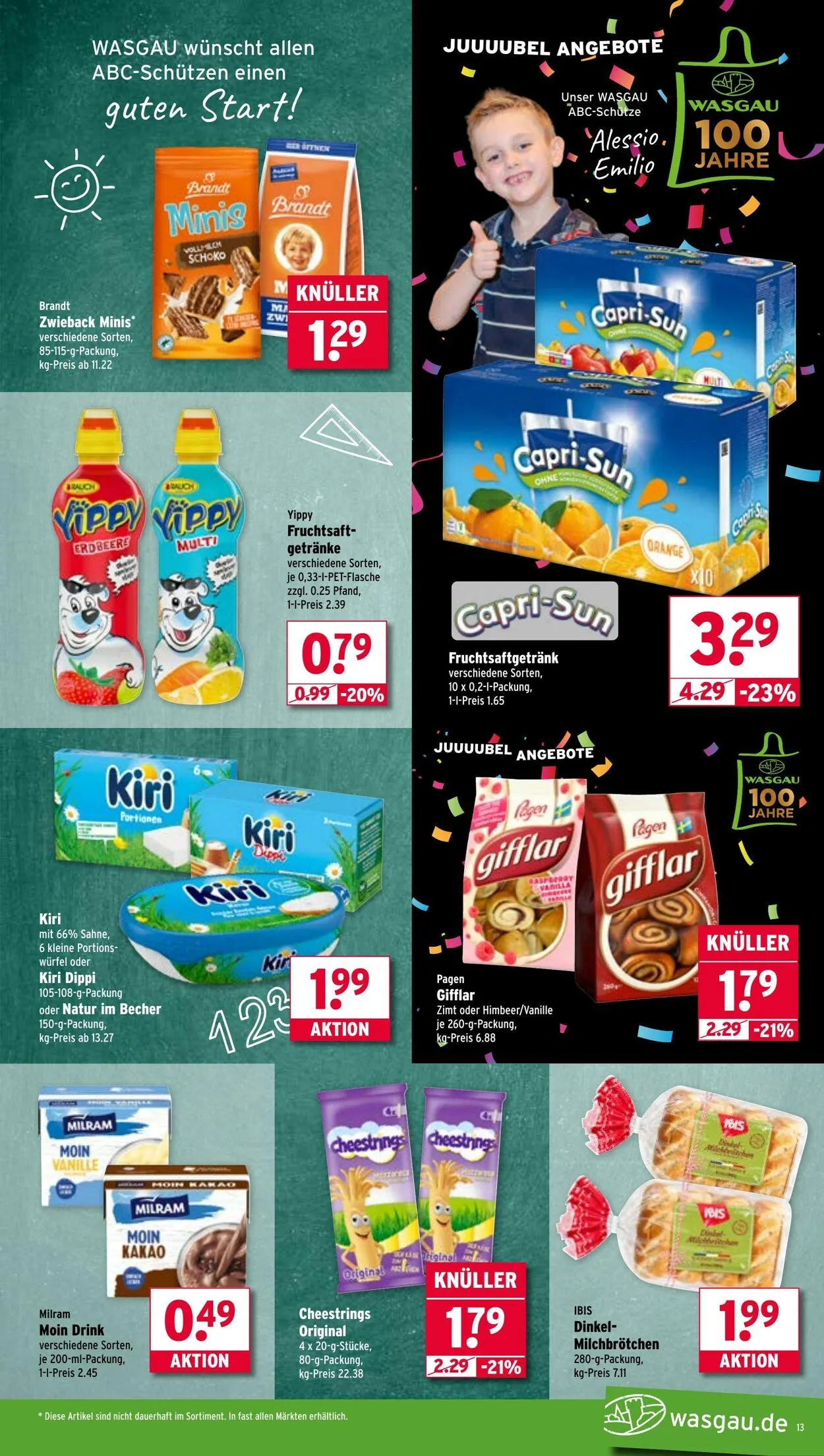 Wasgau von 11. August bis 16. August 2025 - Prospekt seite 13