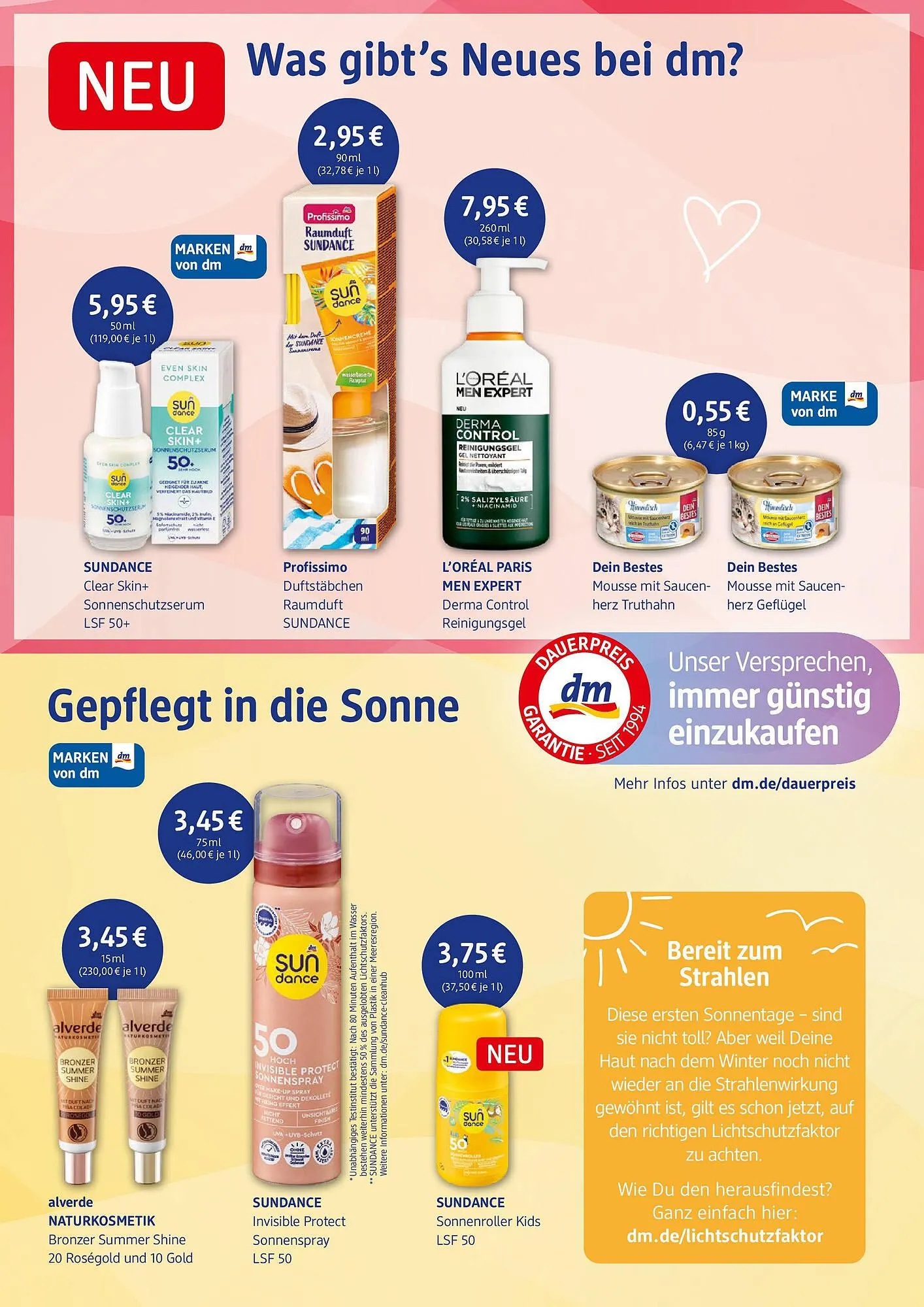 dm drogerie Prospekt von 11. März bis 5. April 2025 - Prospekt seite 3