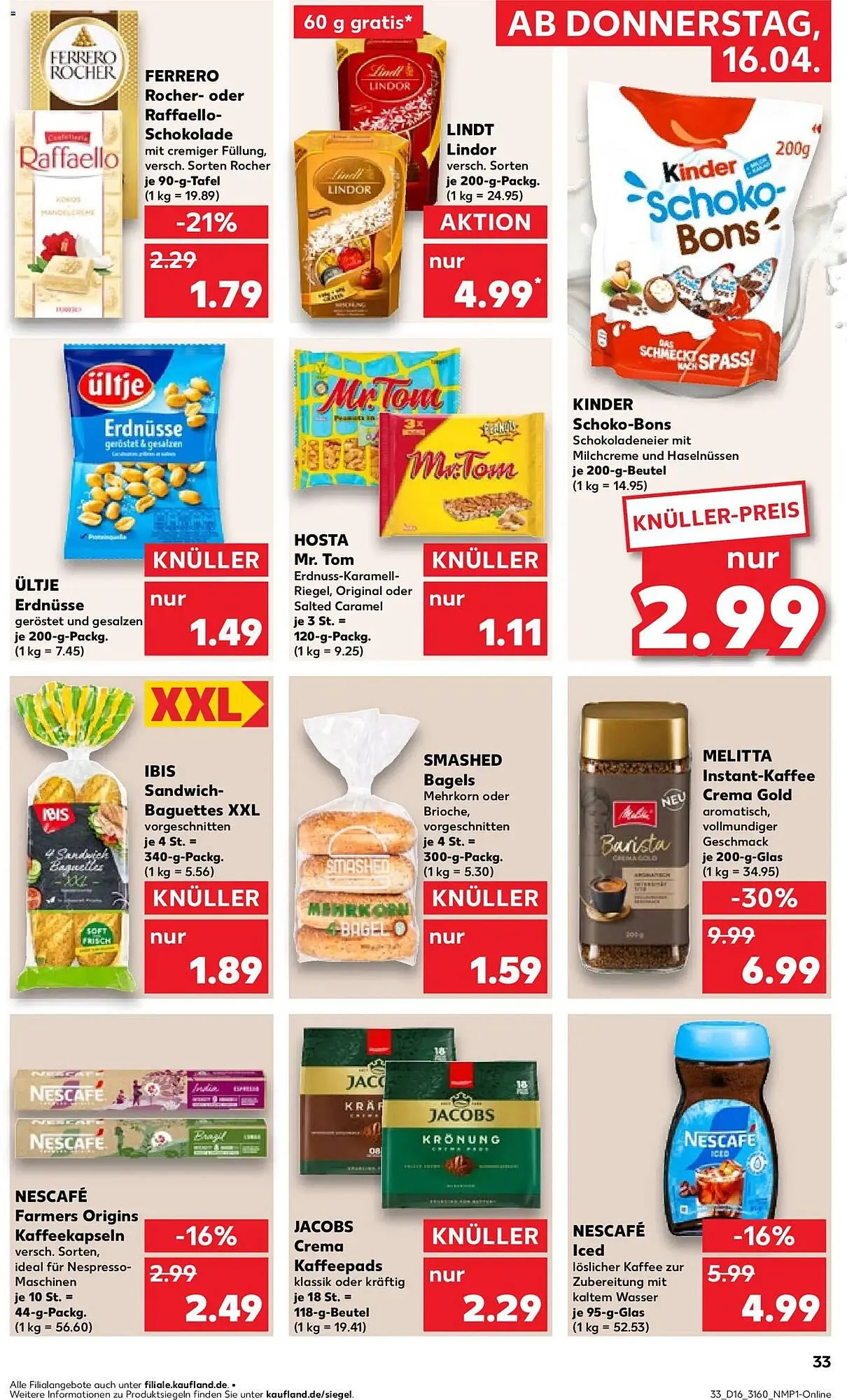 Kaufland Prospekt von 16. April bis 22. April 2026 - Prospekt seite 33