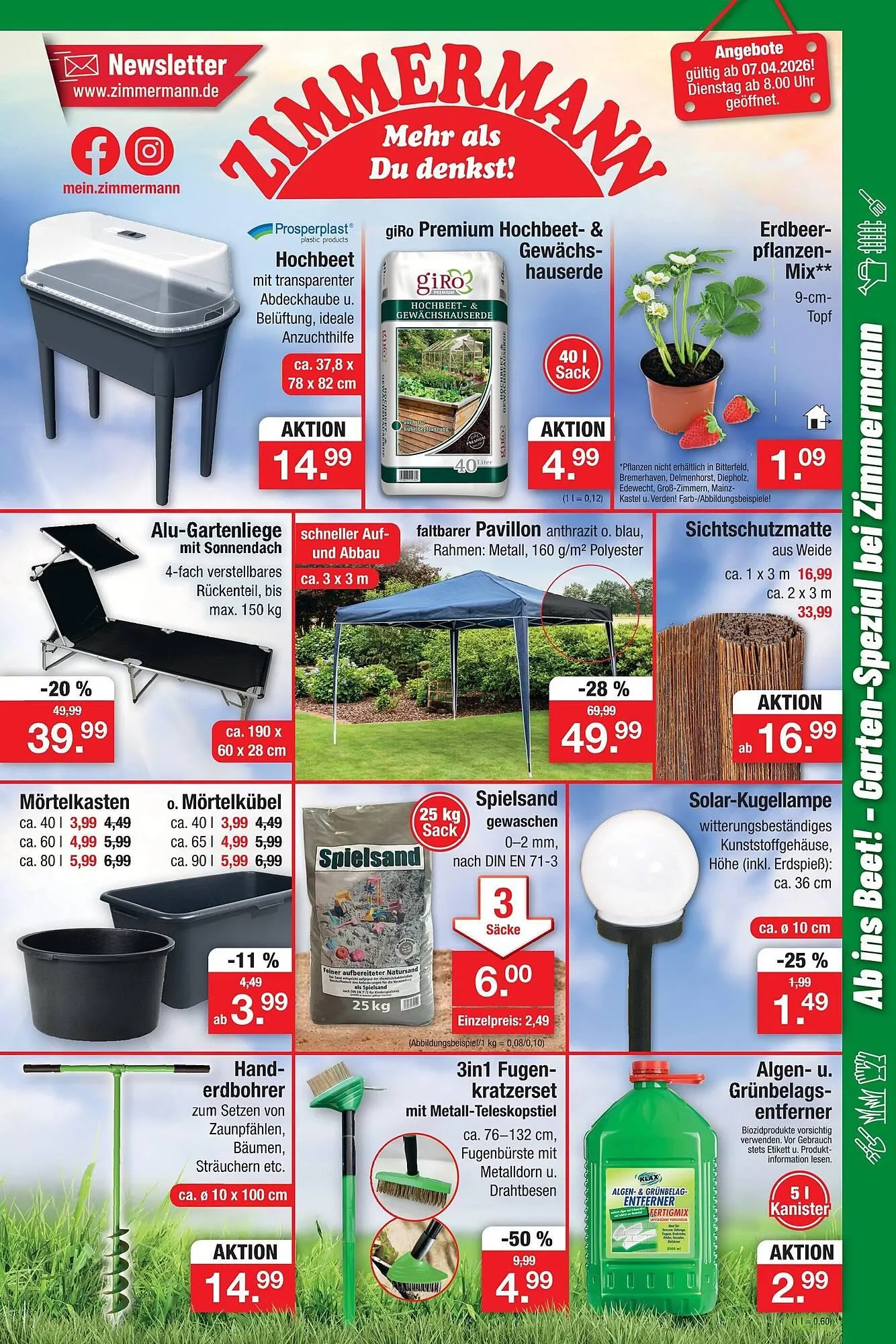 Zimmermann Prospekt von 7. April bis 11. April 2026 - Prospekt seite 11