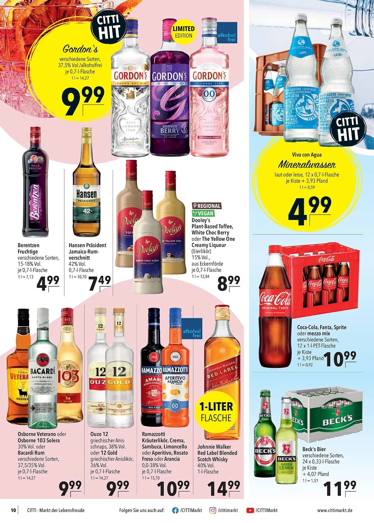 CITTI Markt Prospekt von 14. Januar bis 20. Januar 2026 - Prospekt seite 10