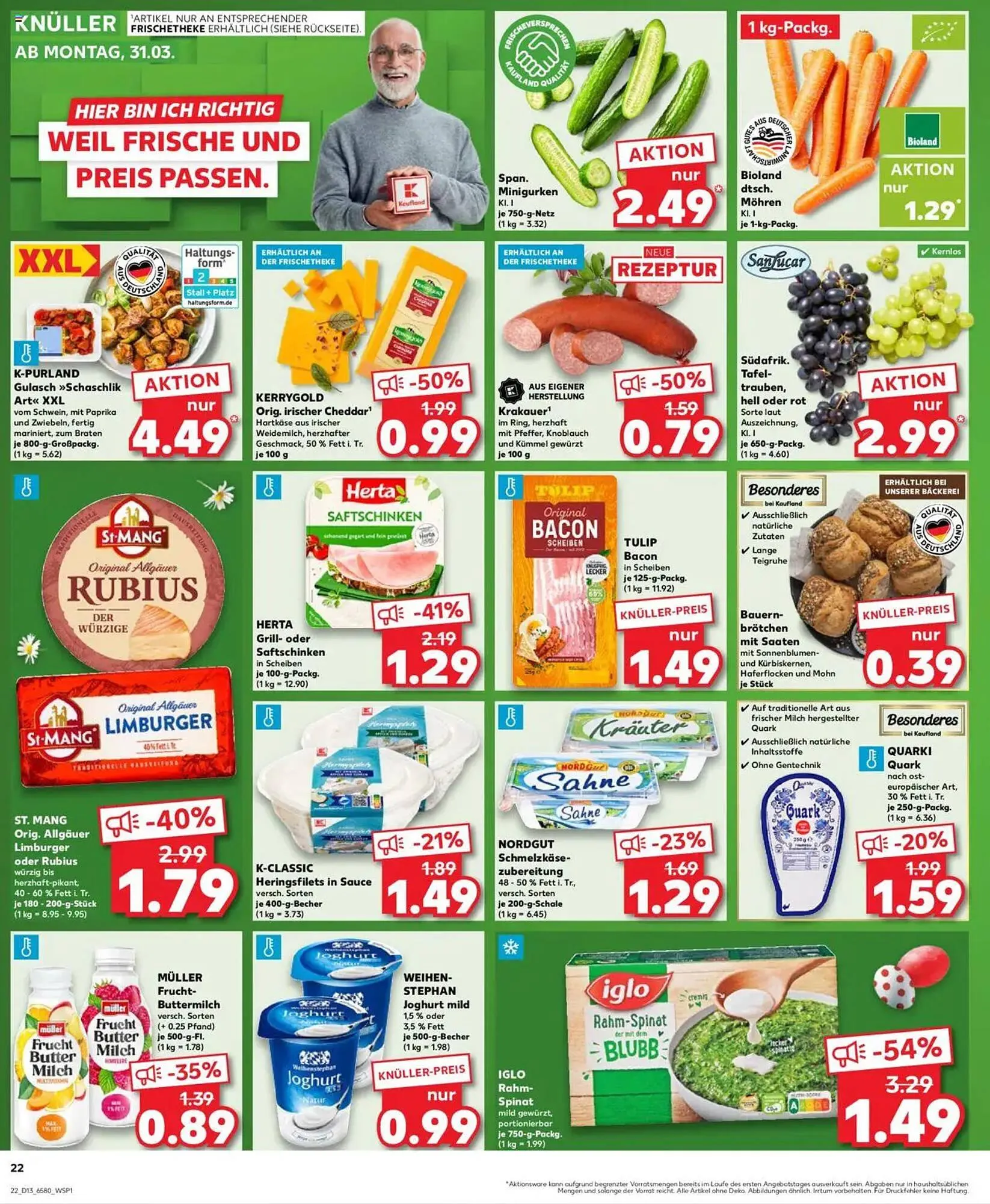Kaufland Prospekt von 27. März bis 2. April 2025 - Prospekt seite 22