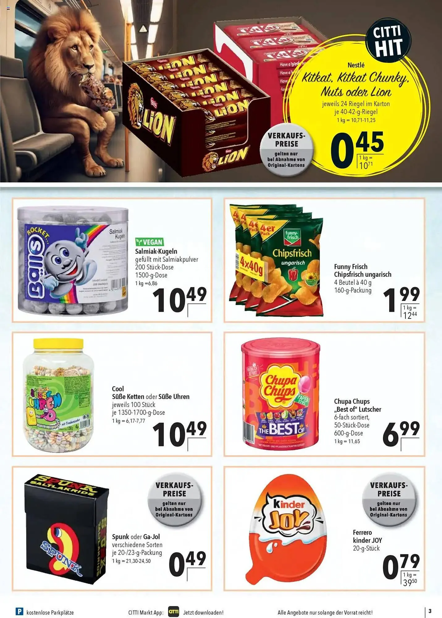 CITTI Markt Prospekt von 9. April bis 22. April 2025 - Prospekt seite 3