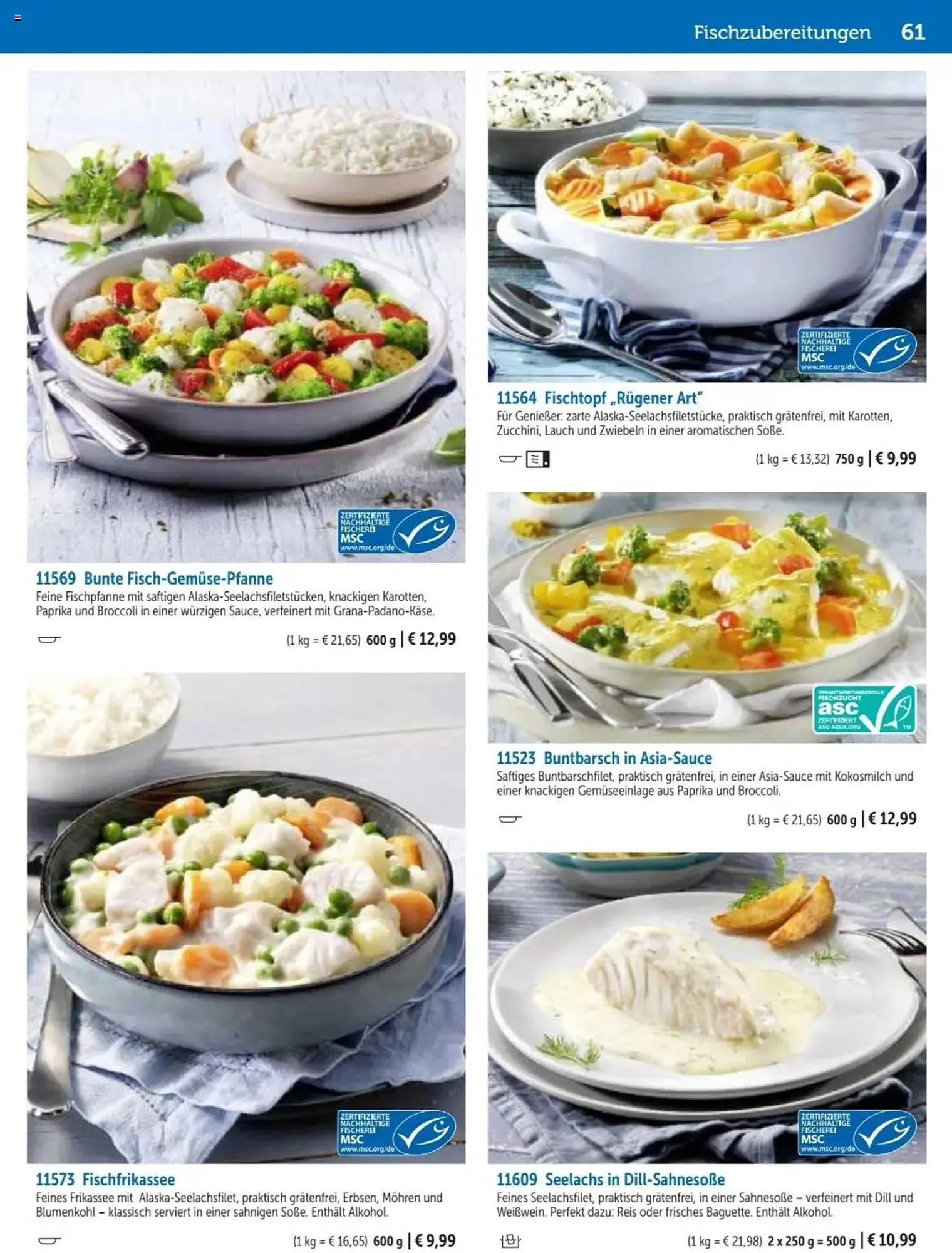 Bofrost Prospekt von 2. März bis 6. September 2025 - Prospekt seite 61