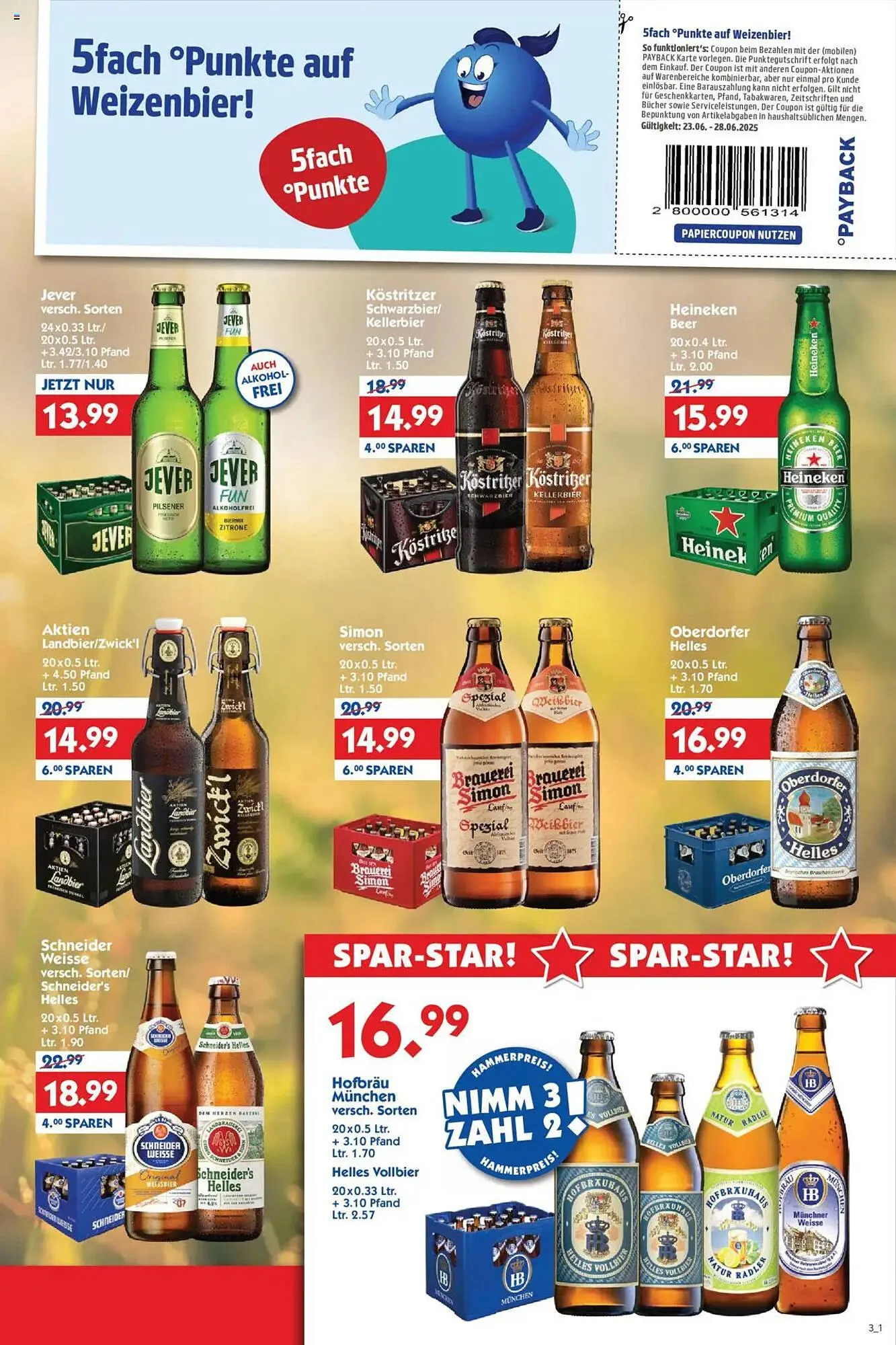 Hol'ab Getränkemarkt Prospekt von 23. Juni bis 28. Juni 2025 - Prospekt seite 3