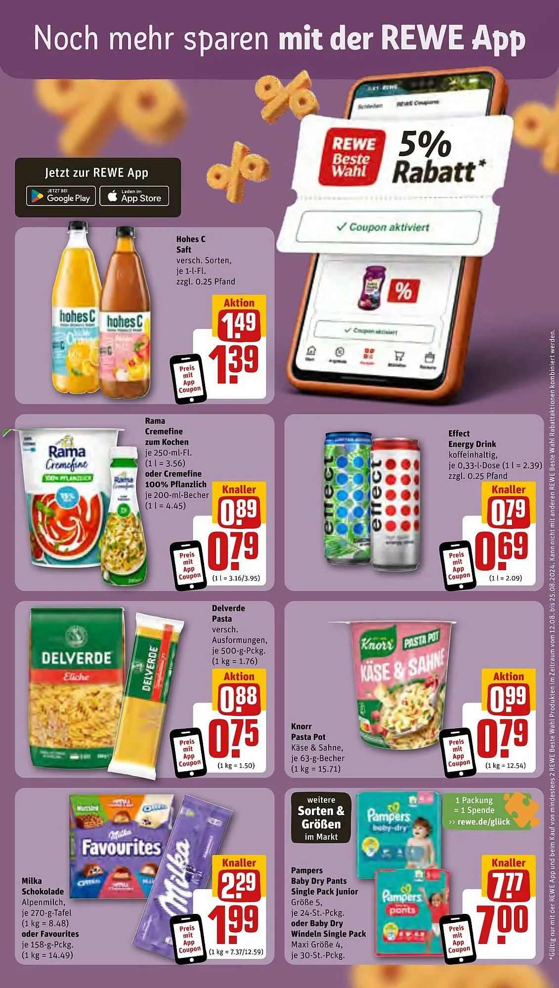 REWE tilbudsavis Gyldig indtil 12. august - 17. august 2024 - tilbudsavis side 3