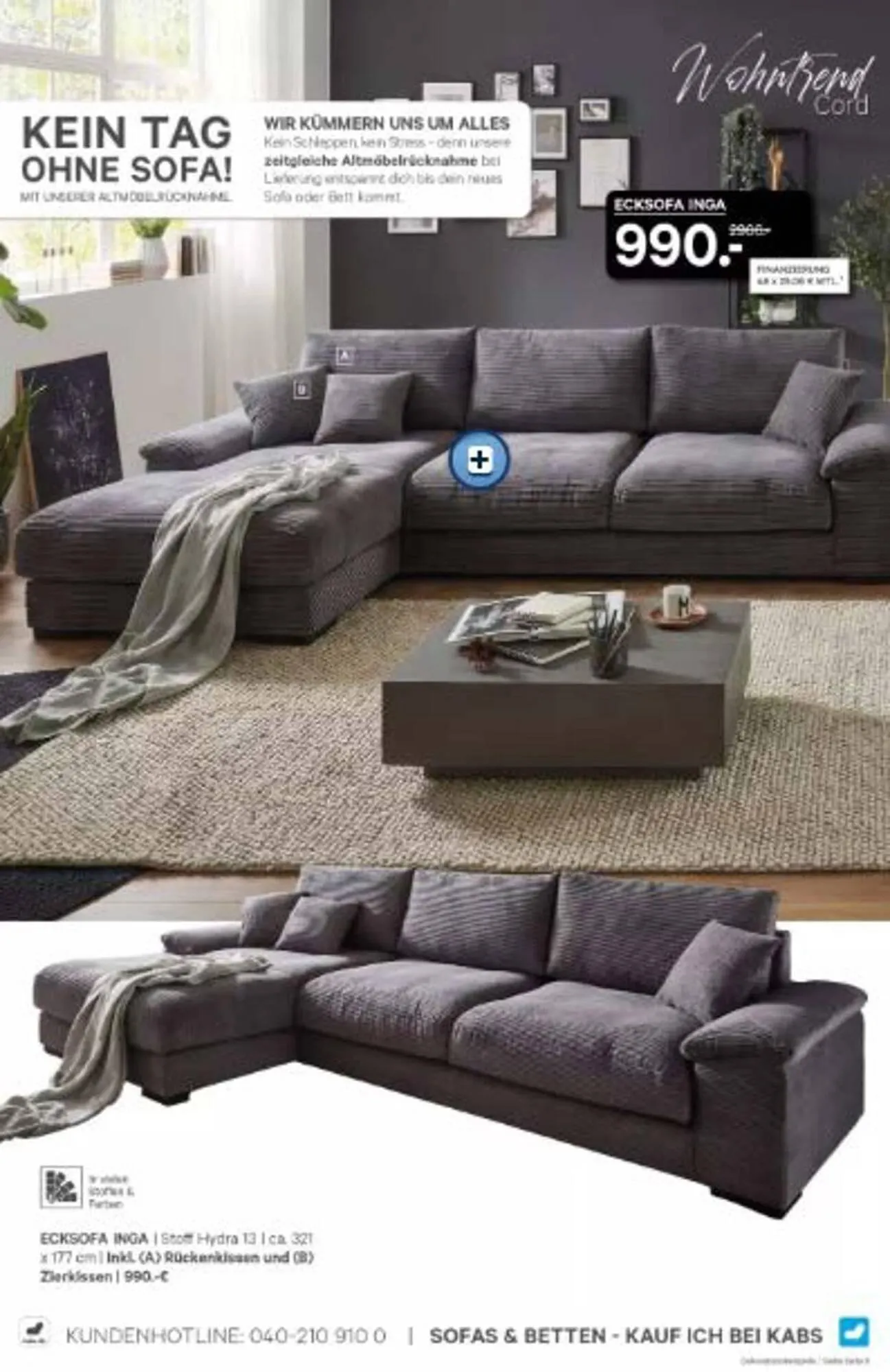 Kabs Polsterwelt Prospekt von 29. Dezember bis 30. Januar 2026 - Prospekt seite 10