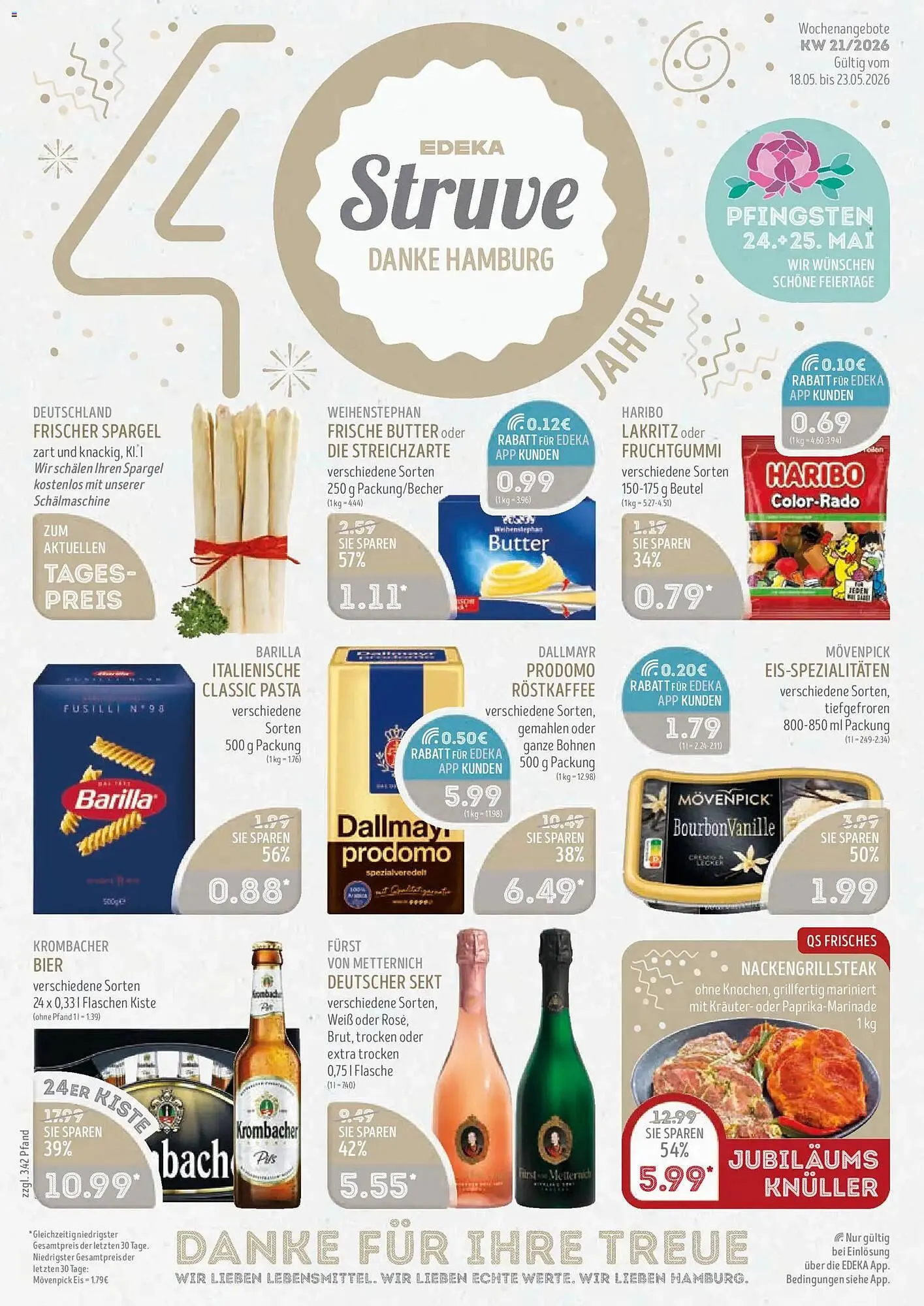 Edeka Struve Prospekt von 18. Mai bis 23. Mai 2026 - Prospekt seite 1