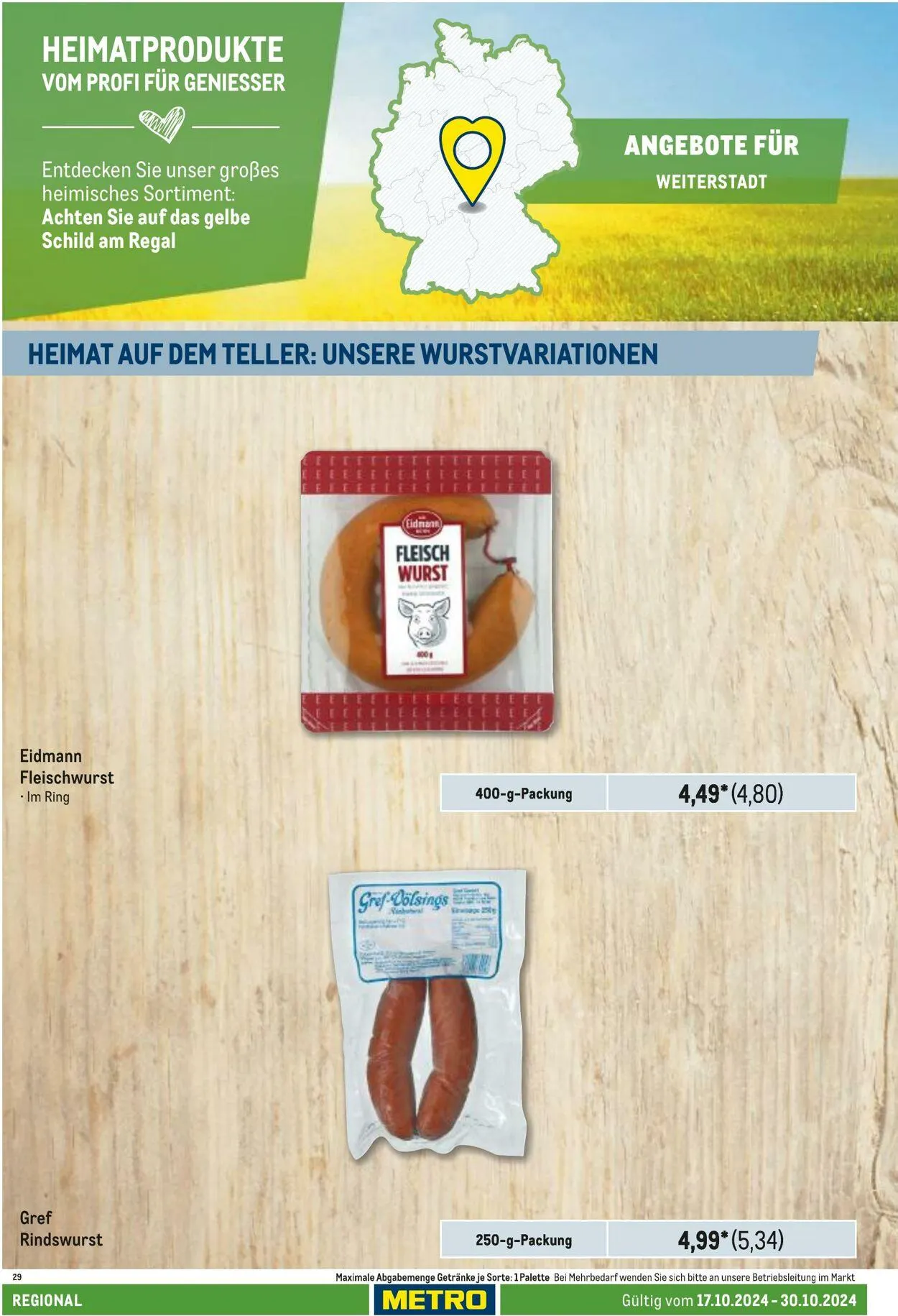 Metro Aktueller Prospekt von 10. Juli bis 24. Juli 2025 - Prospekt seite 36