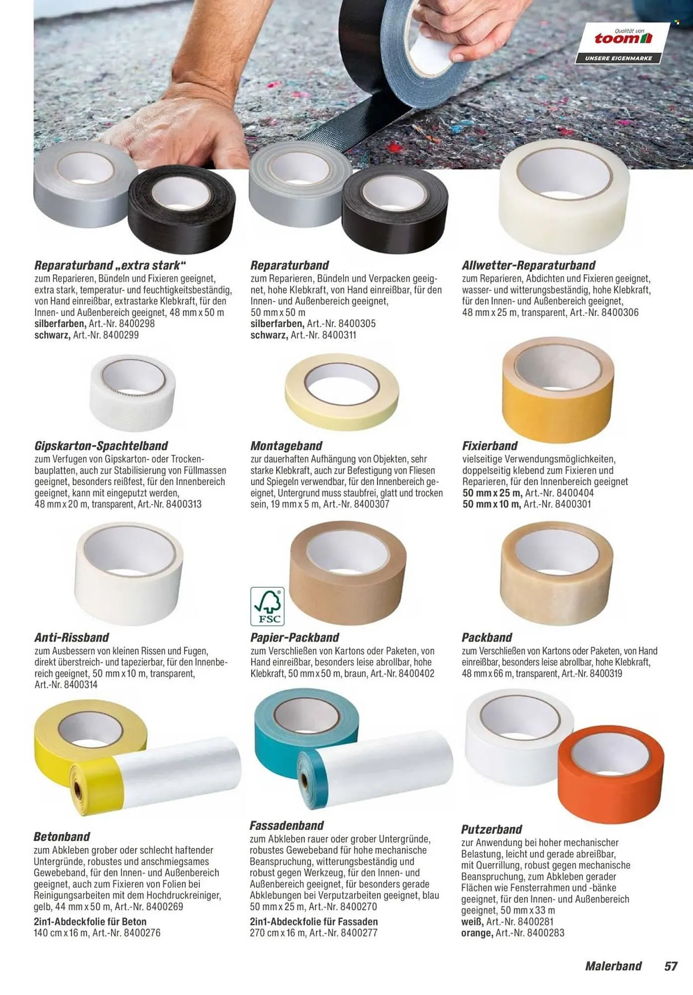 Toom Baumarkt Prospekt von 14. Februar bis 30. April 2026 - Prospekt seite 57