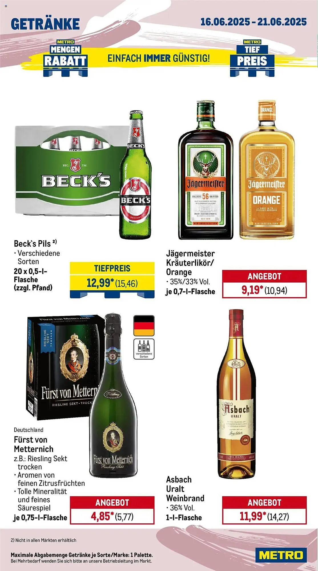 METRO Prospekt von 16. Juni bis 21. Juni 2025 - Prospekt seite 14