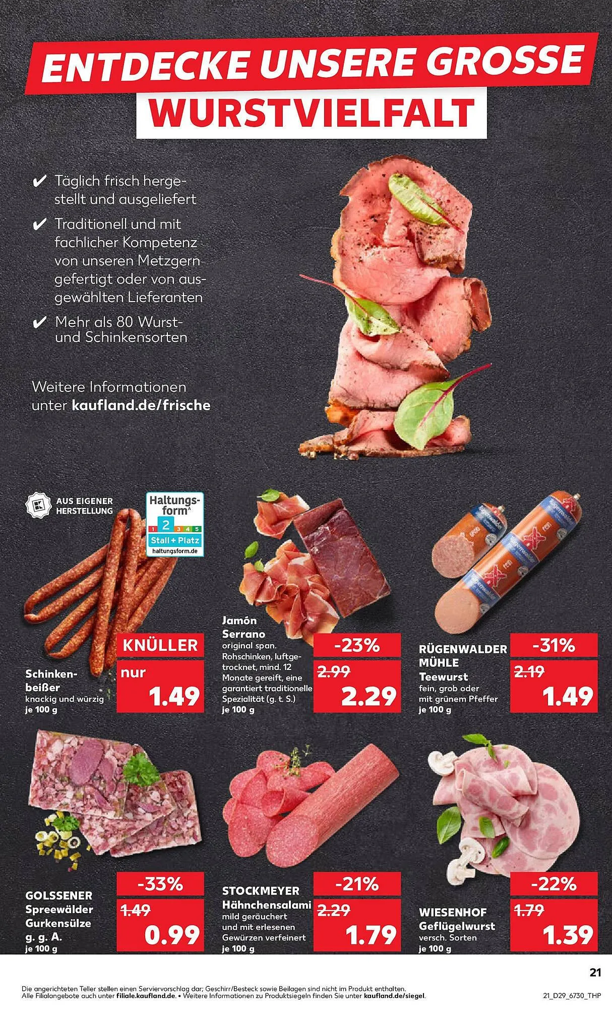 Kaufland Regio Prospekt von 16. Juli bis 23. Juli 2025 - Prospekt seite 21