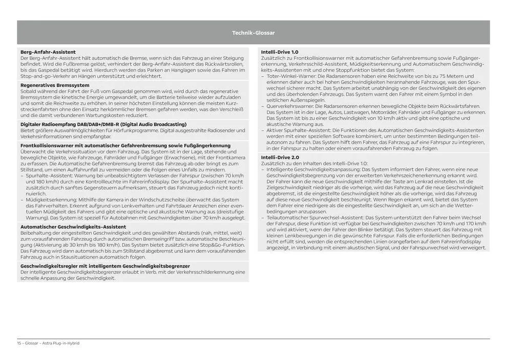 Opel Astra 5-Türer Plug-in-Hybrid von 1. August bis 1. August 2025 - Prospekt seite 15