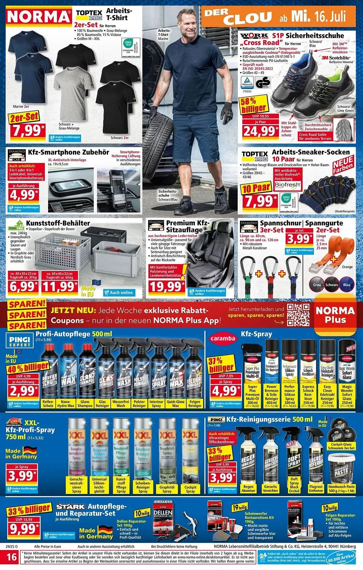 Norma Prospekt von 14. Juli bis 20. Juli 2025 - Prospekt seite 16