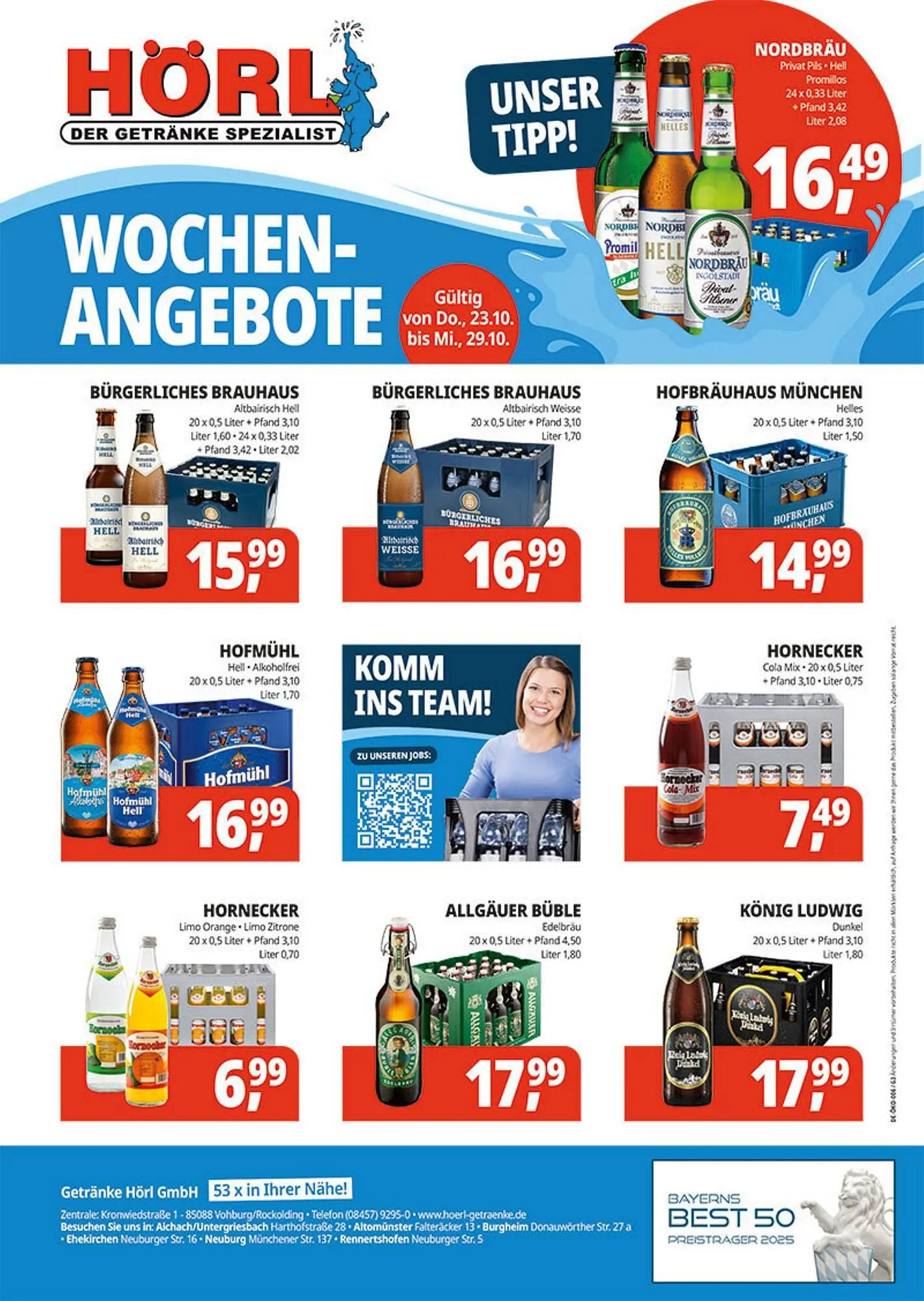 Hörl Getränke Prospekt von 23. Oktober bis 29. Oktober 2025 - Prospekt seite 2