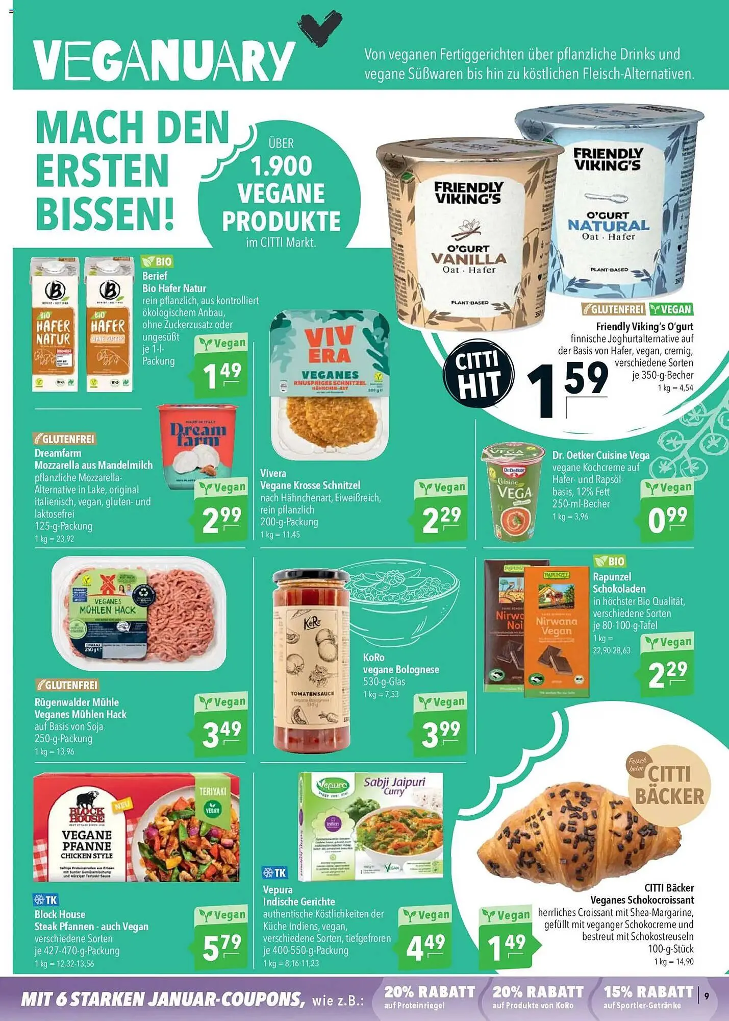 CITTI Markt Prospekt von 7. Januar bis 13. Januar 2026 - Prospekt seite 9