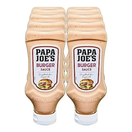 Papa Joes Burger-Sauce 300 ml, 8er Pack