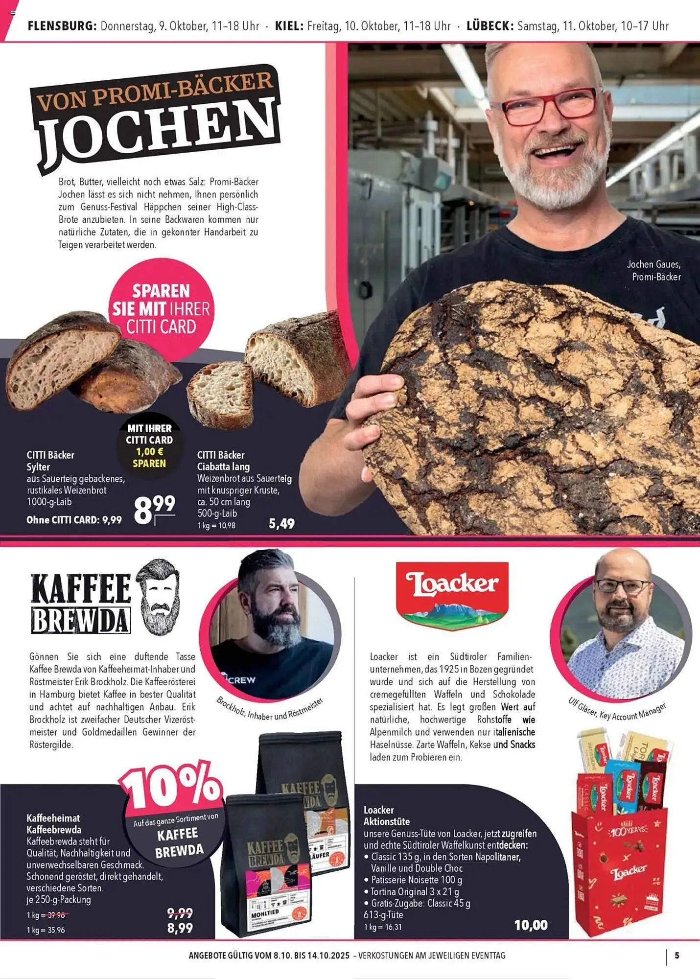 CITTI Markt Prospekt von 8. Oktober bis 14. Oktober 2025 - Prospekt seite 5