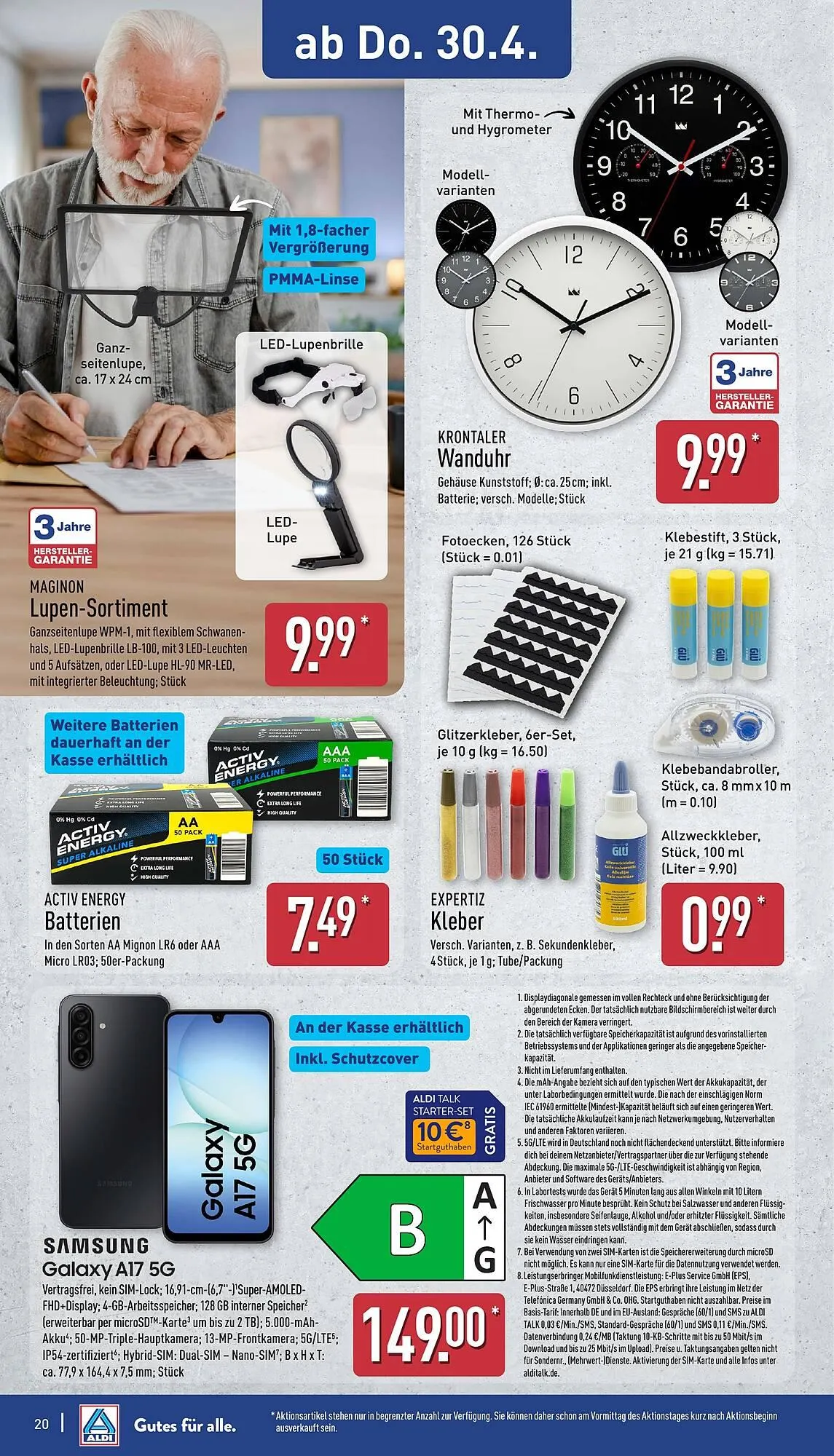 Aldi Nord Prospekt von 27. April bis 2. Mai 2026 - Prospekt seite 20