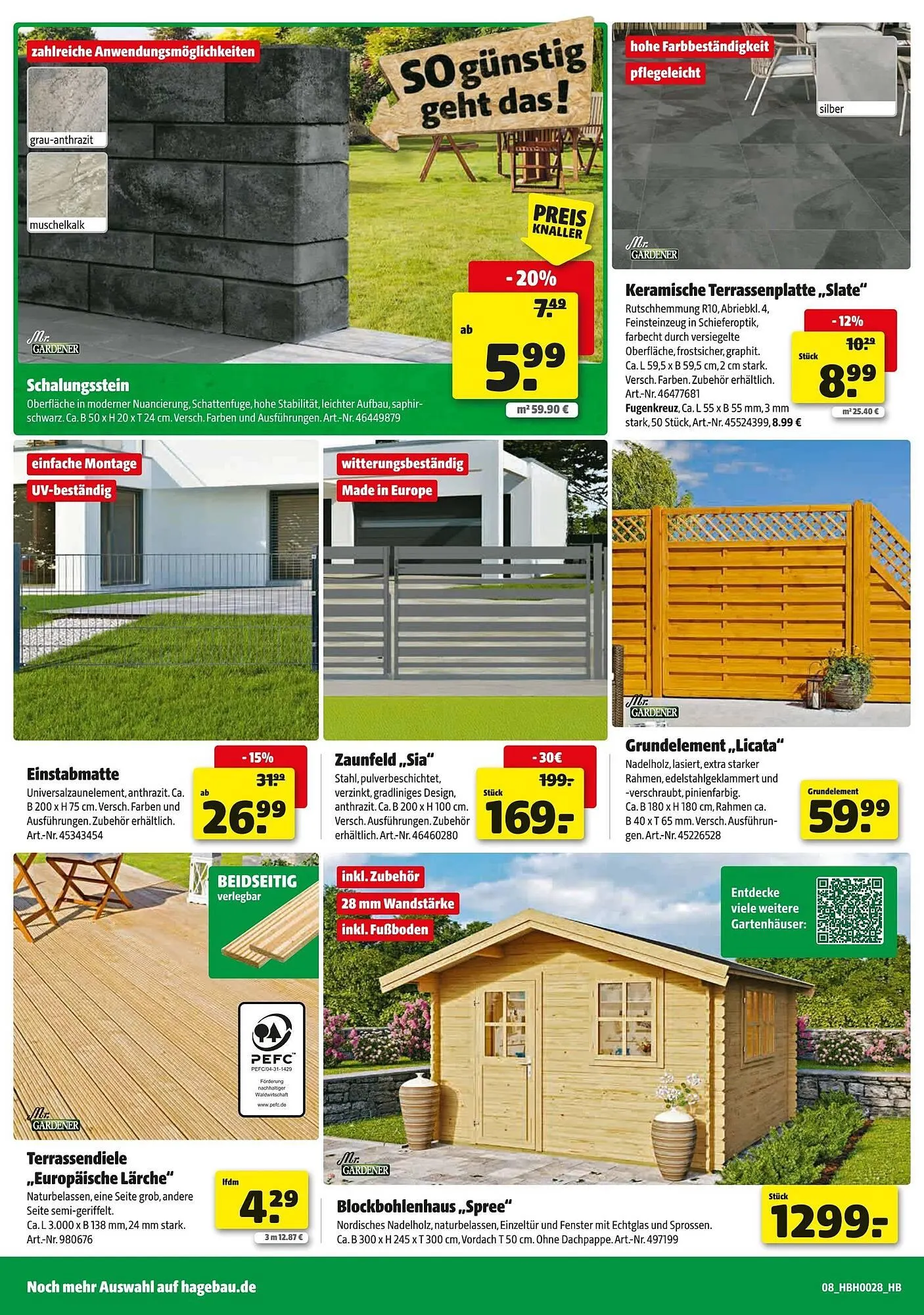 Hagebau Prospekt von 5. Juli bis 13. Juli 2025 - Prospekt seite 8