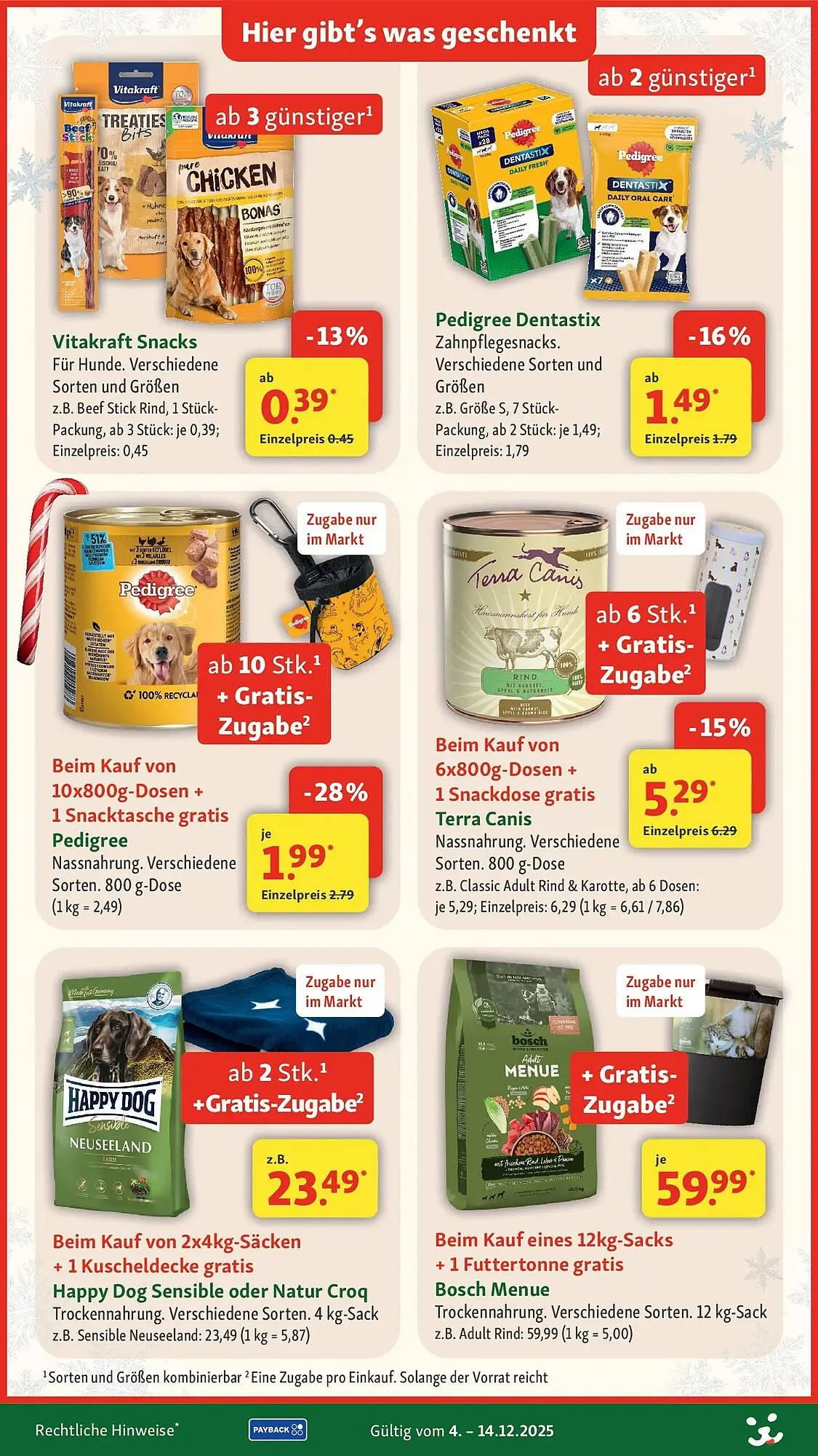 Fressnapf Prospekt von 3. Dezember bis 10. Dezember 2025 - Prospekt seite 4