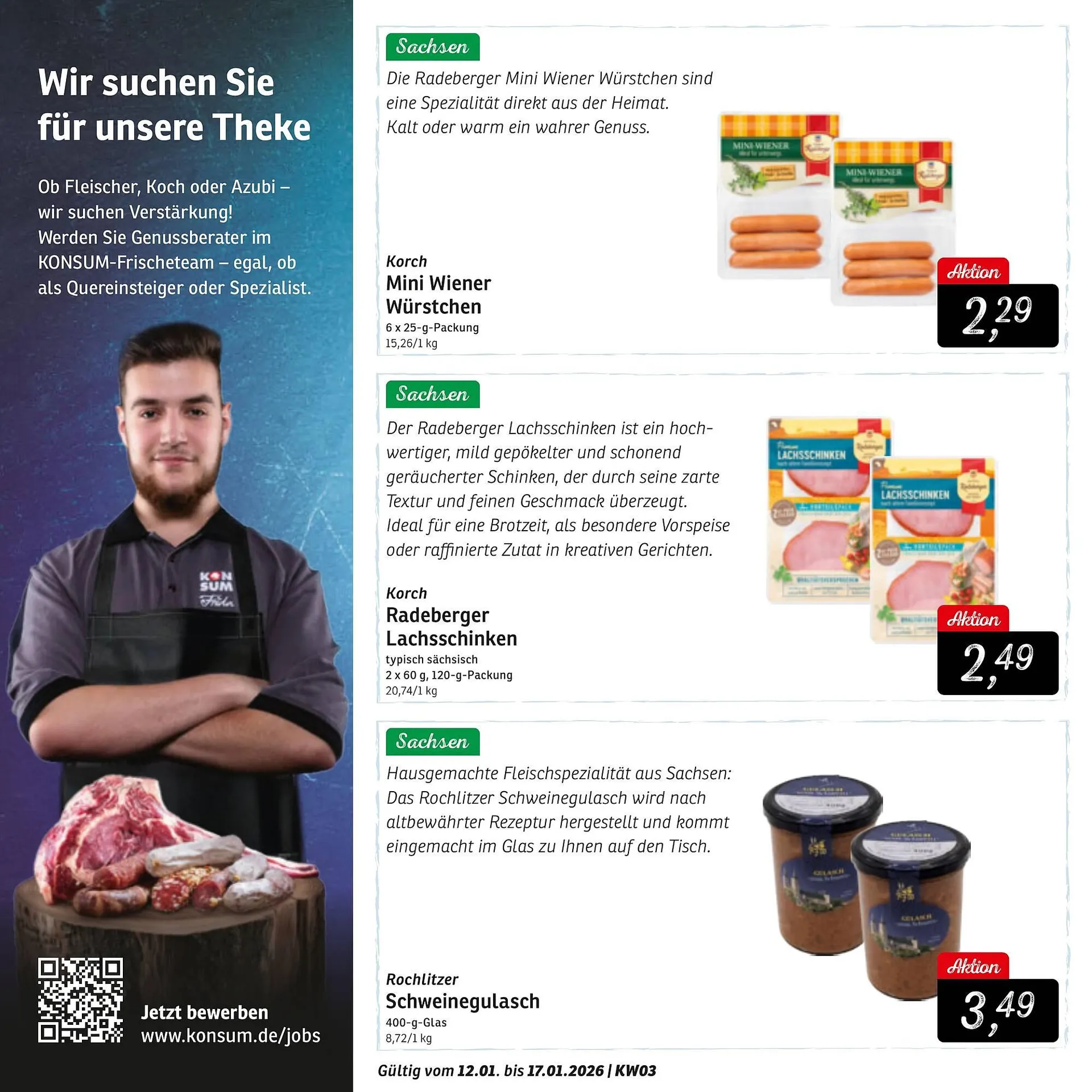 KONSUM Prospekt von 12. Januar bis 17. Januar 2026 - Prospekt seite 2