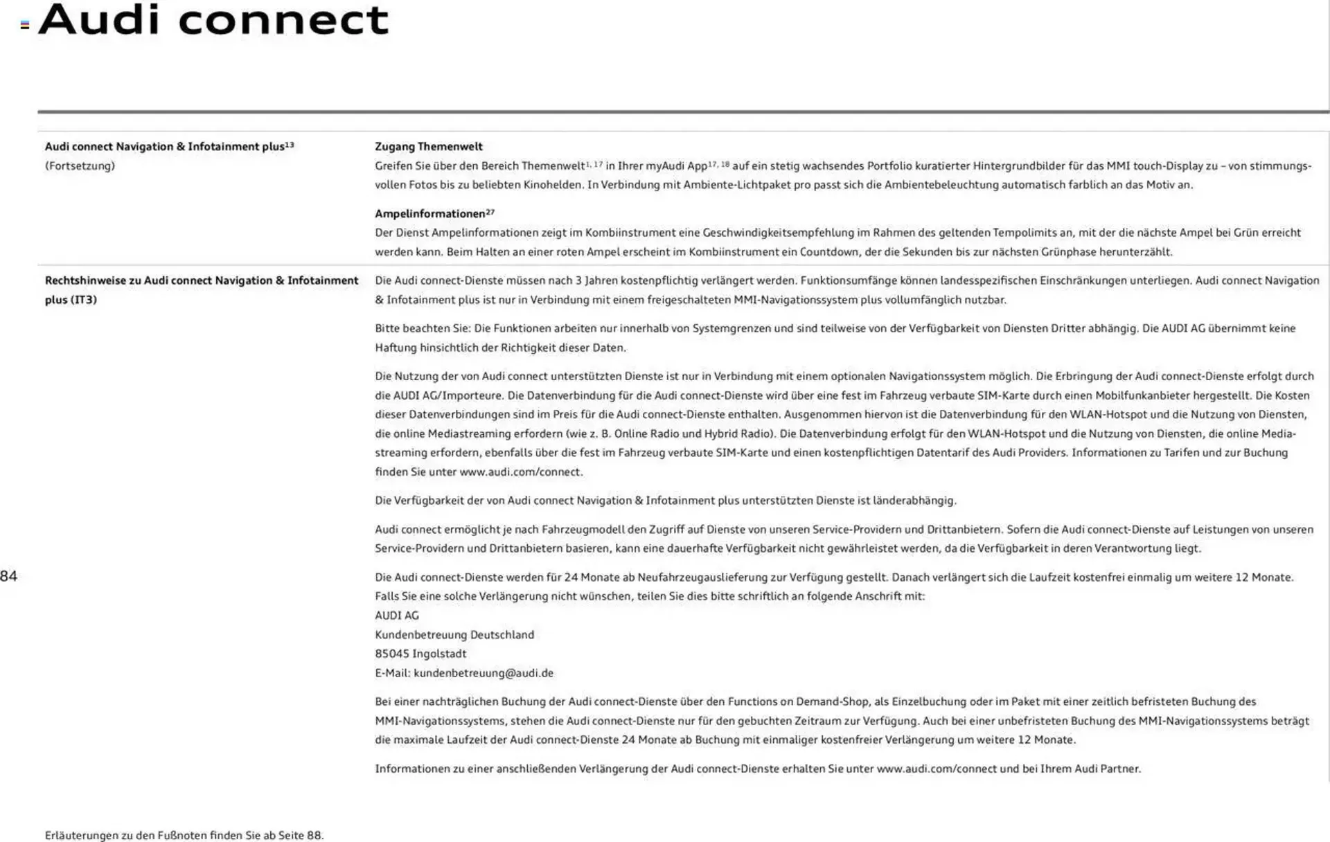 Audi Prospekt von 29. Januar bis 9. Januar 2026 - Prospekt seite 84