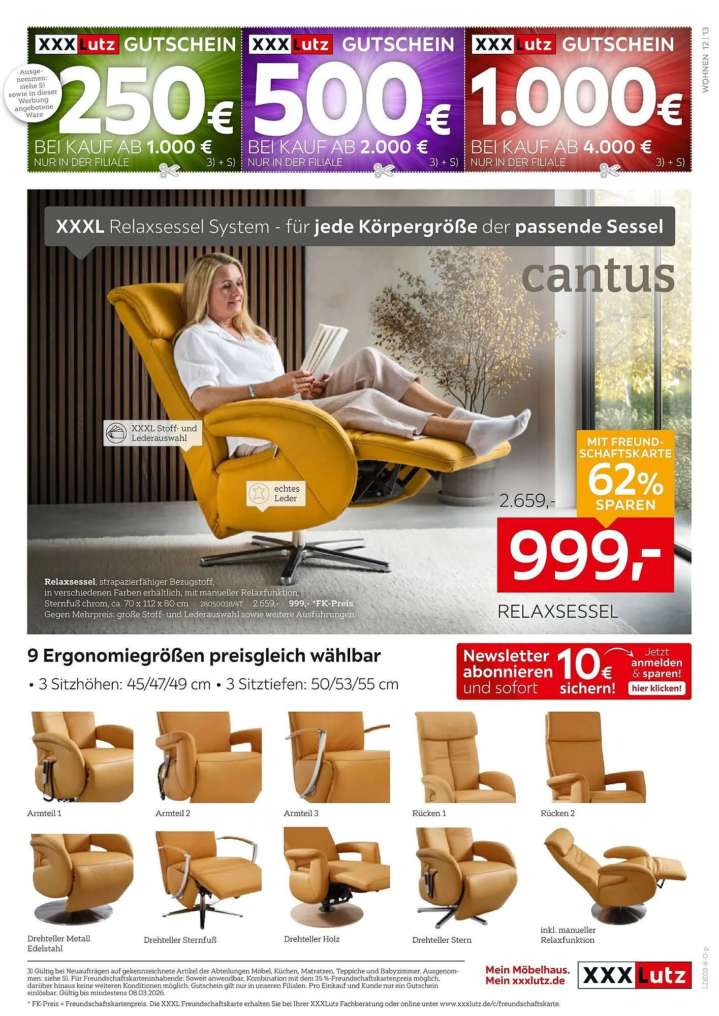 XXXLutz Prospekt von 23. Februar bis 8. März 2026 - Prospekt seite 13