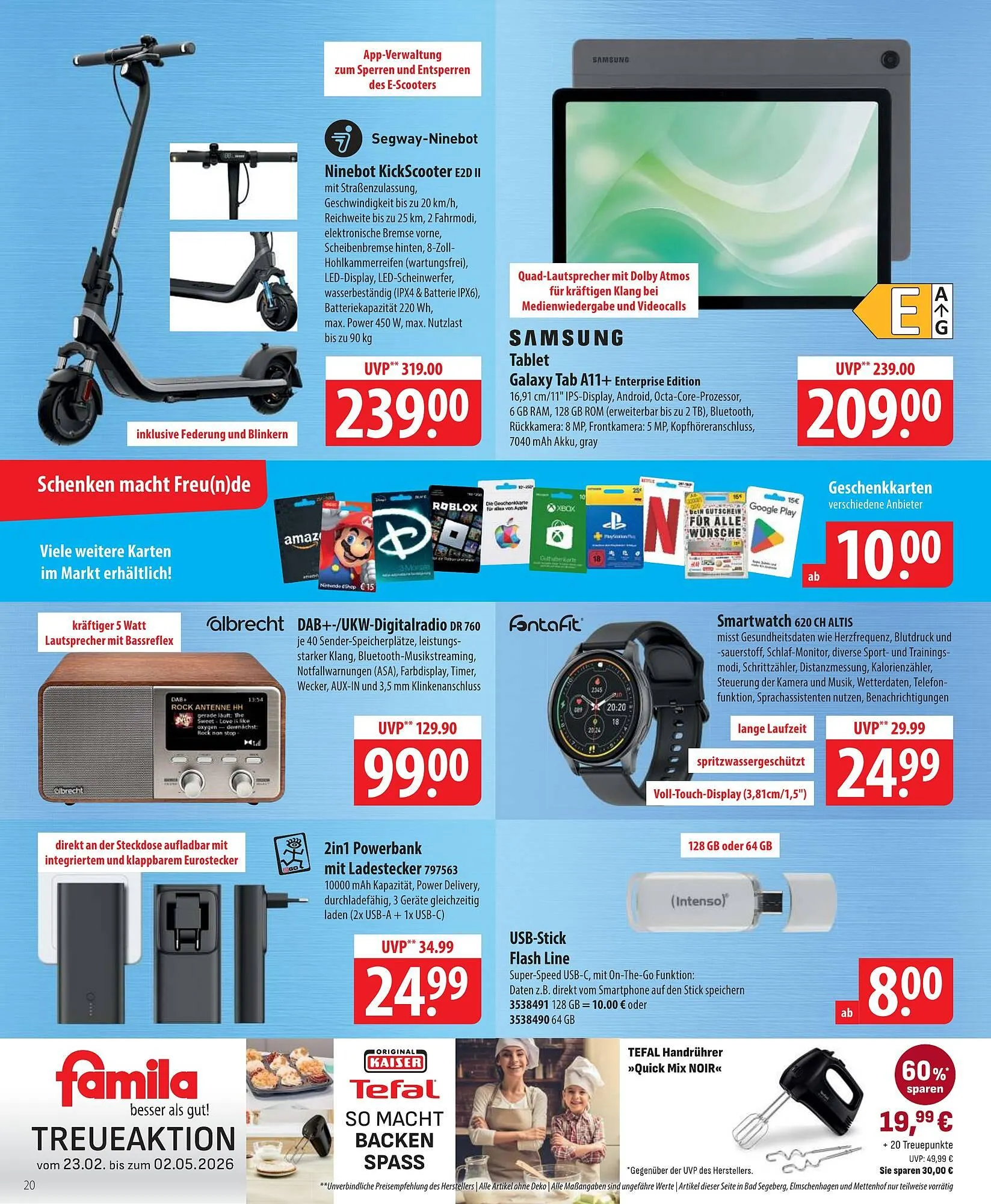 Famila Nord Ost Prospekt von 23. März bis 28. März 2026 - Prospekt seite 20