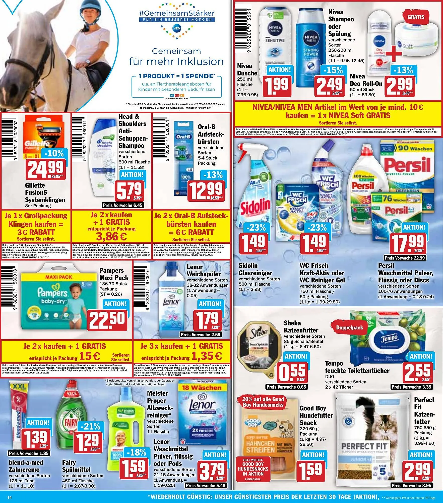 Hit Prospekt von 28. Juli bis 2. August 2025 - Prospekt seite 14