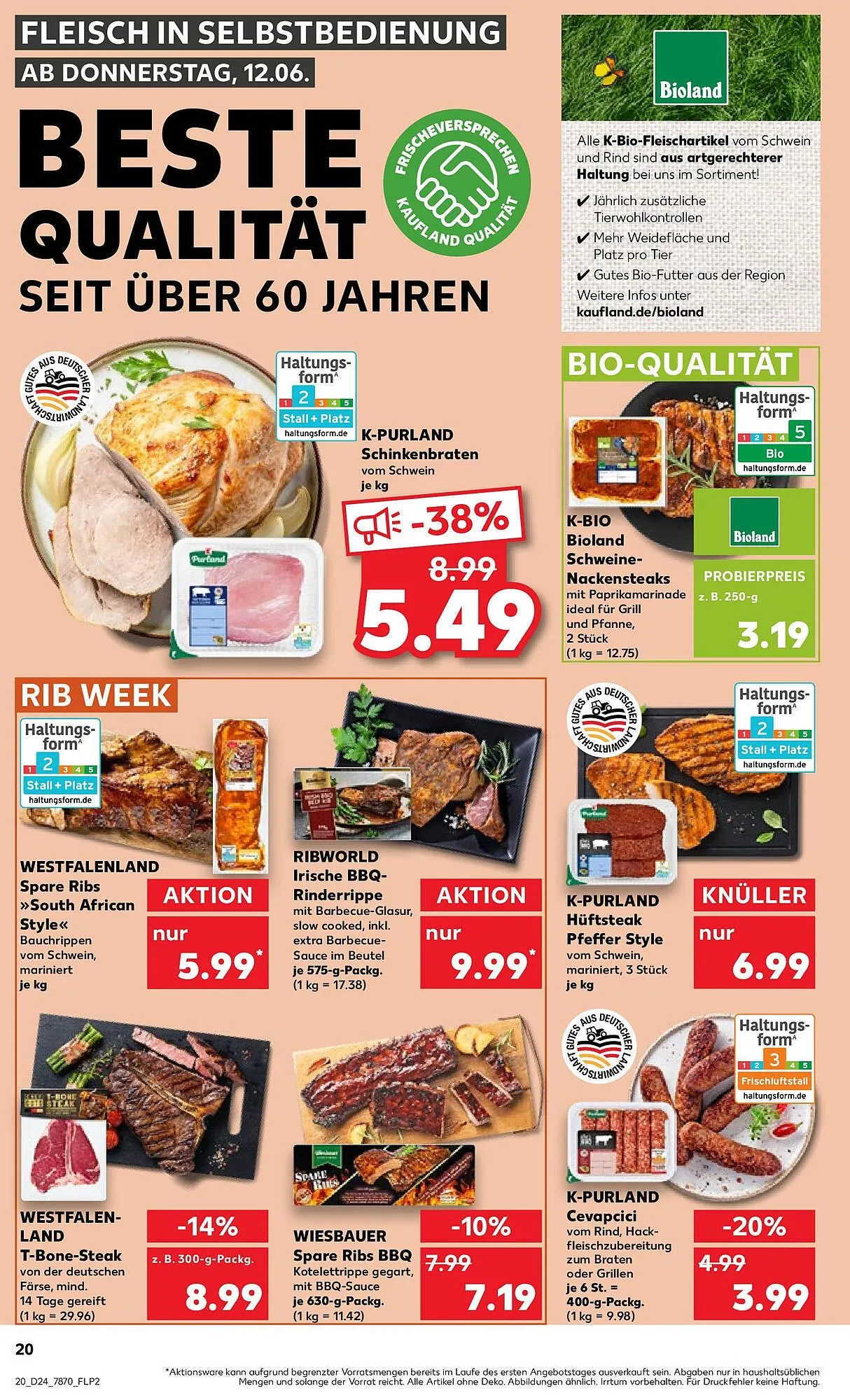 Kaufland Prospekt von 15. Juni bis 18. Juni 2025 - Prospekt seite 43