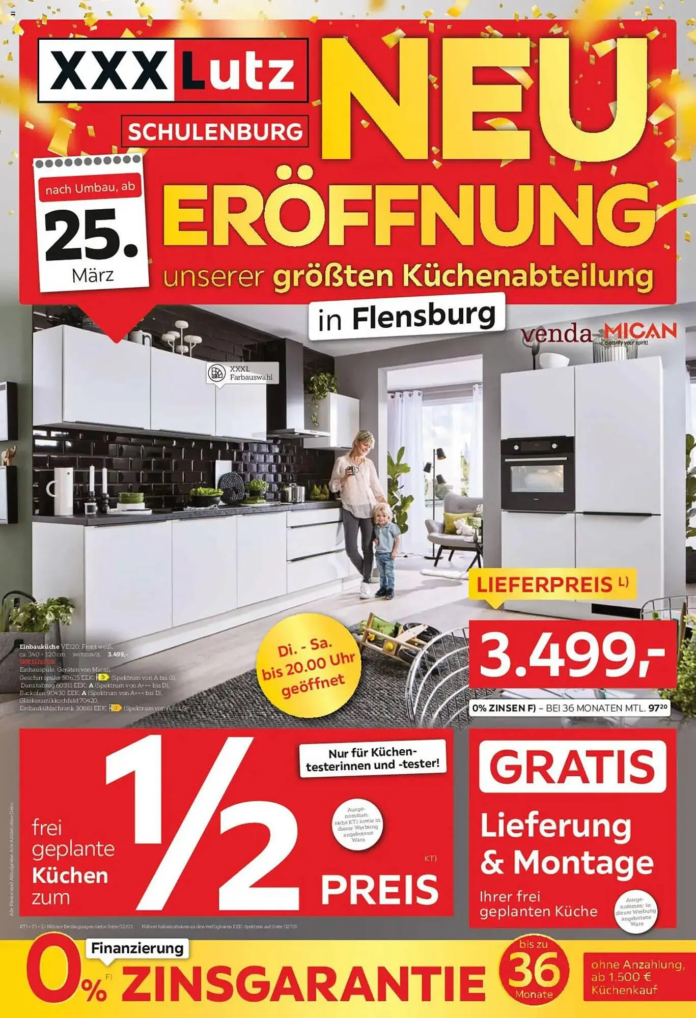 XXXLutz Prospekt von 22. März bis 20. April 2025 - Prospekt seite 1