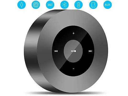 XUIGORT Tragbarer Bluetooth Audio, Lautsprecher, Schwarz