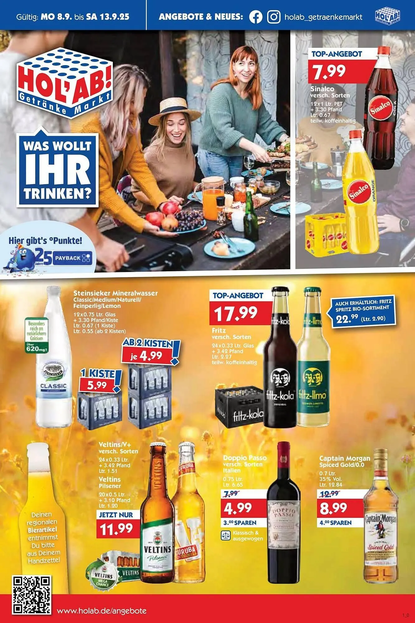Holab Getränkemarkt Prospekt - 1