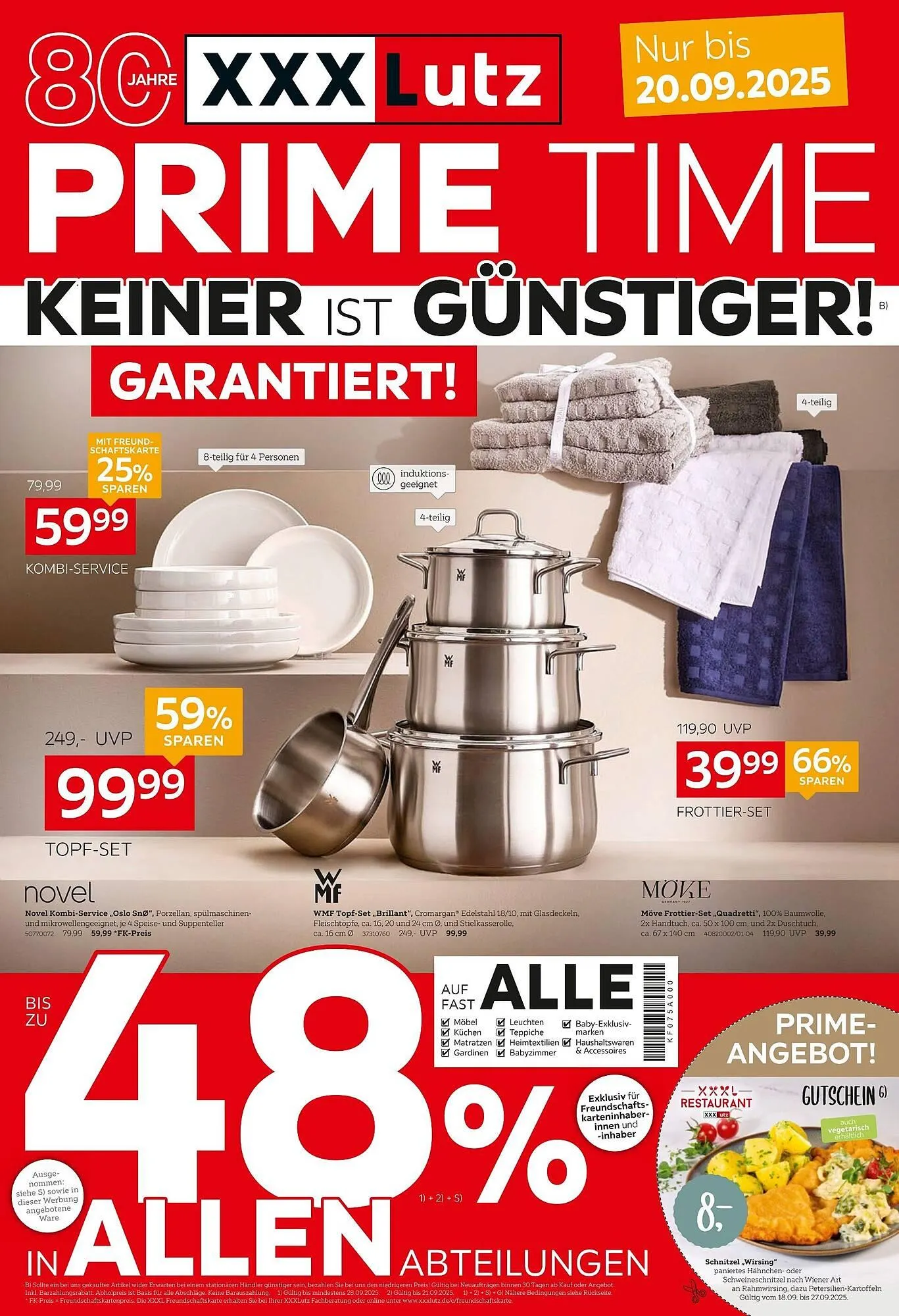 XXXLutz Prospekt von 15. September bis 20. September 2025 - Prospekt seite 1