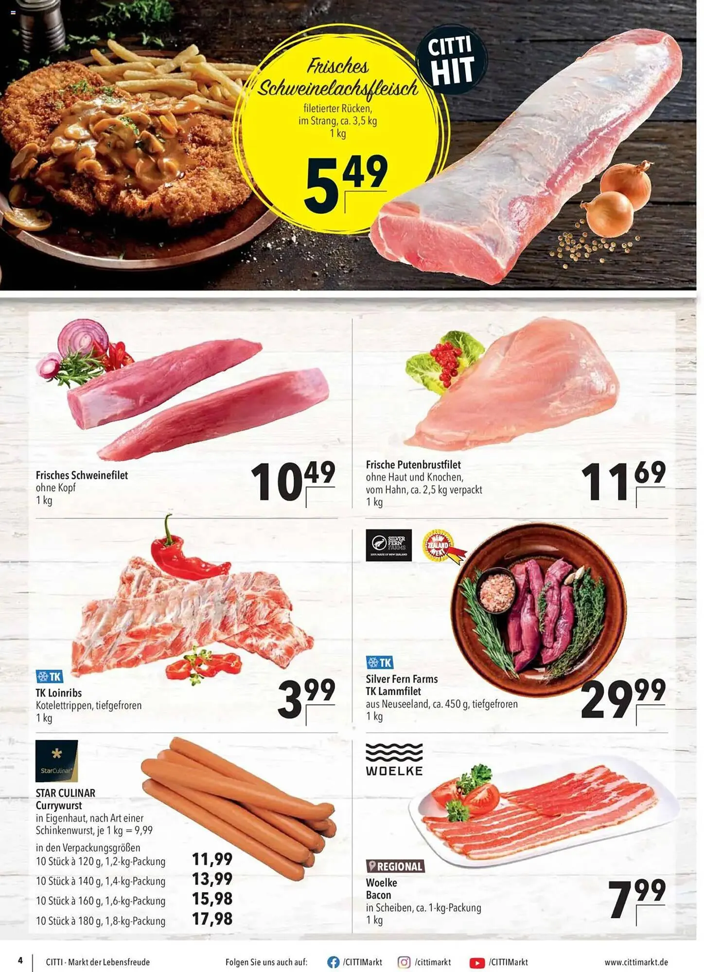 CITTI Markt Prospekt von 13. August bis 26. August 2025 - Prospekt seite 4