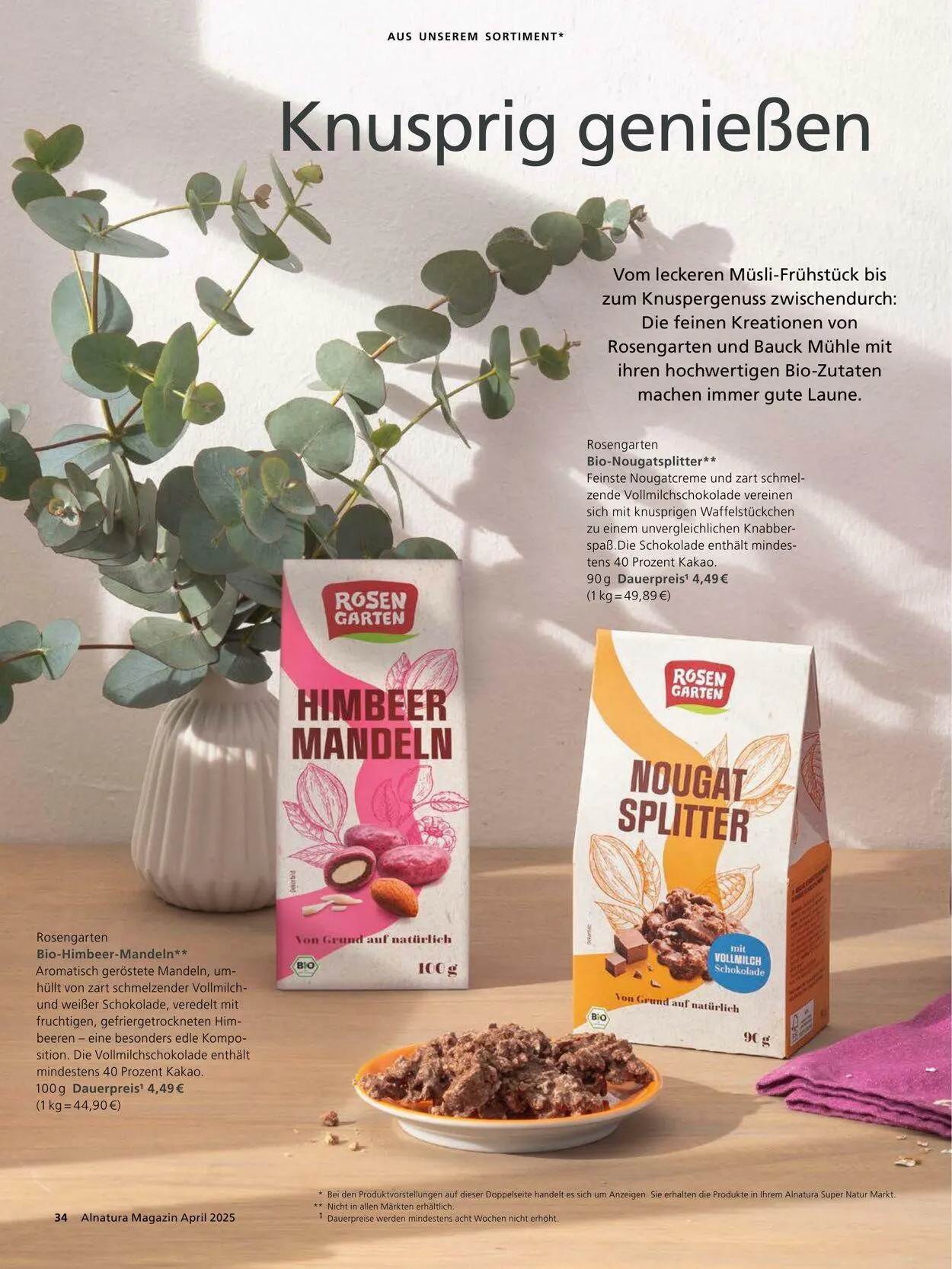 Alnatura von 1. April bis 30. April 2025 - Prospekt seite 34