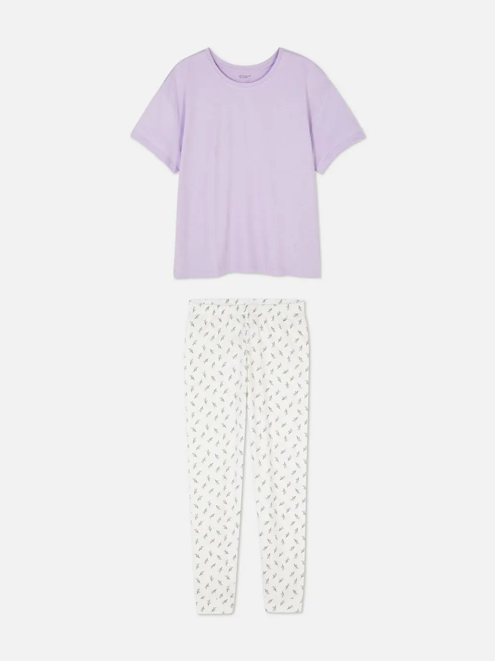 Langer Jersey-Schlafanzug