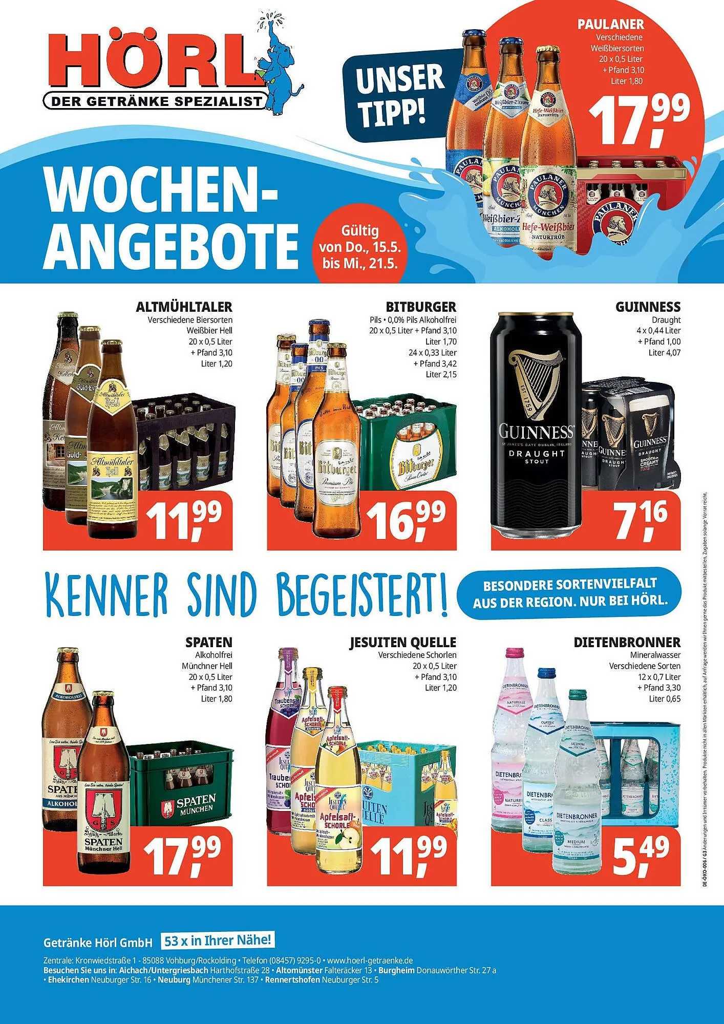Hörl Getränke Prospekt - 1