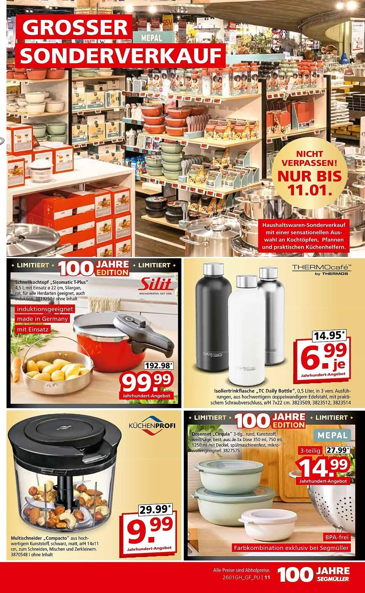 Segmüller Prospekt von 24. Dezember bis 10. Januar 2026 - Prospekt seite 19