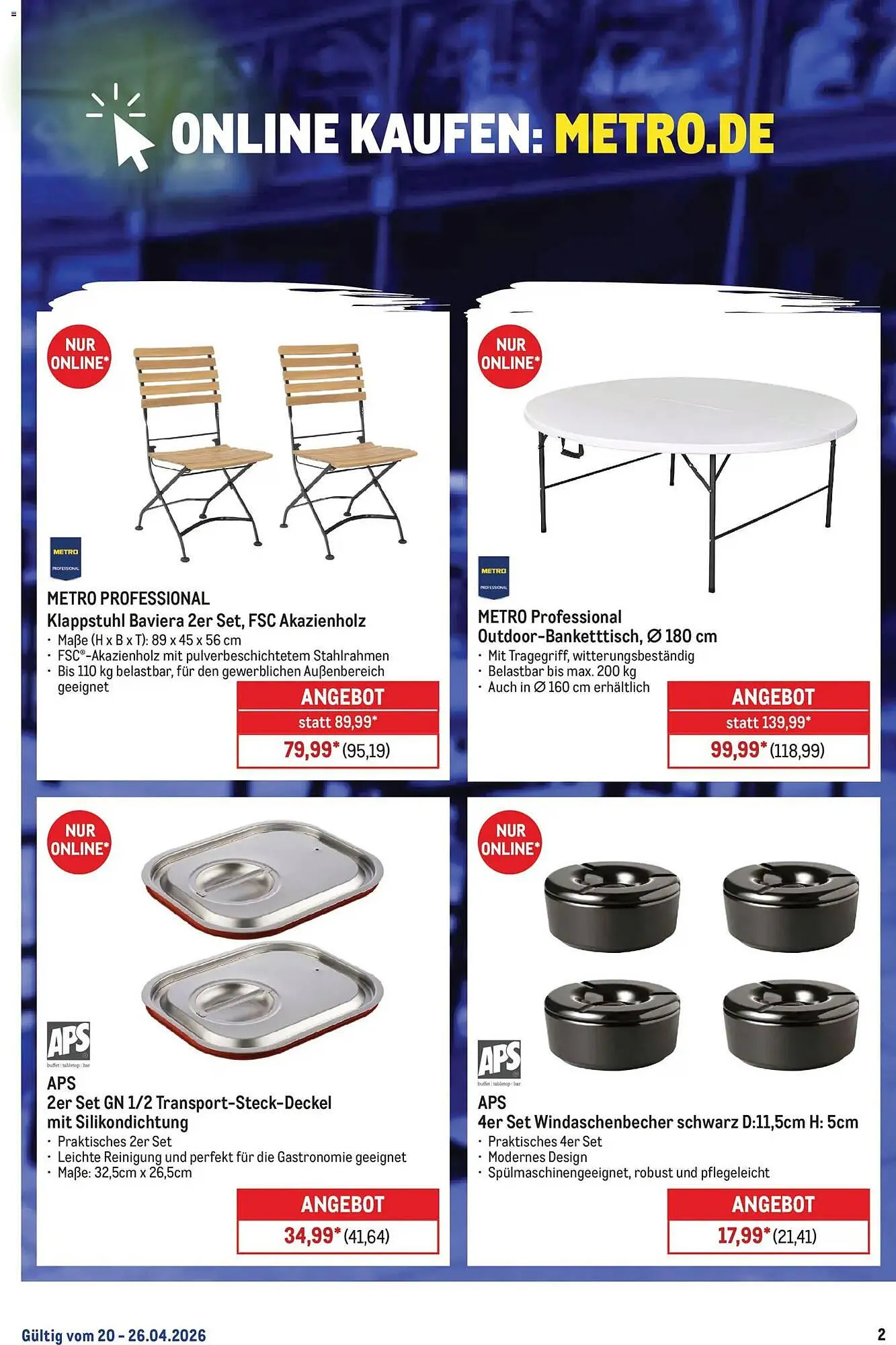 METRO Prospekt von 20. April bis 26. April 2026 - Prospekt seite 2