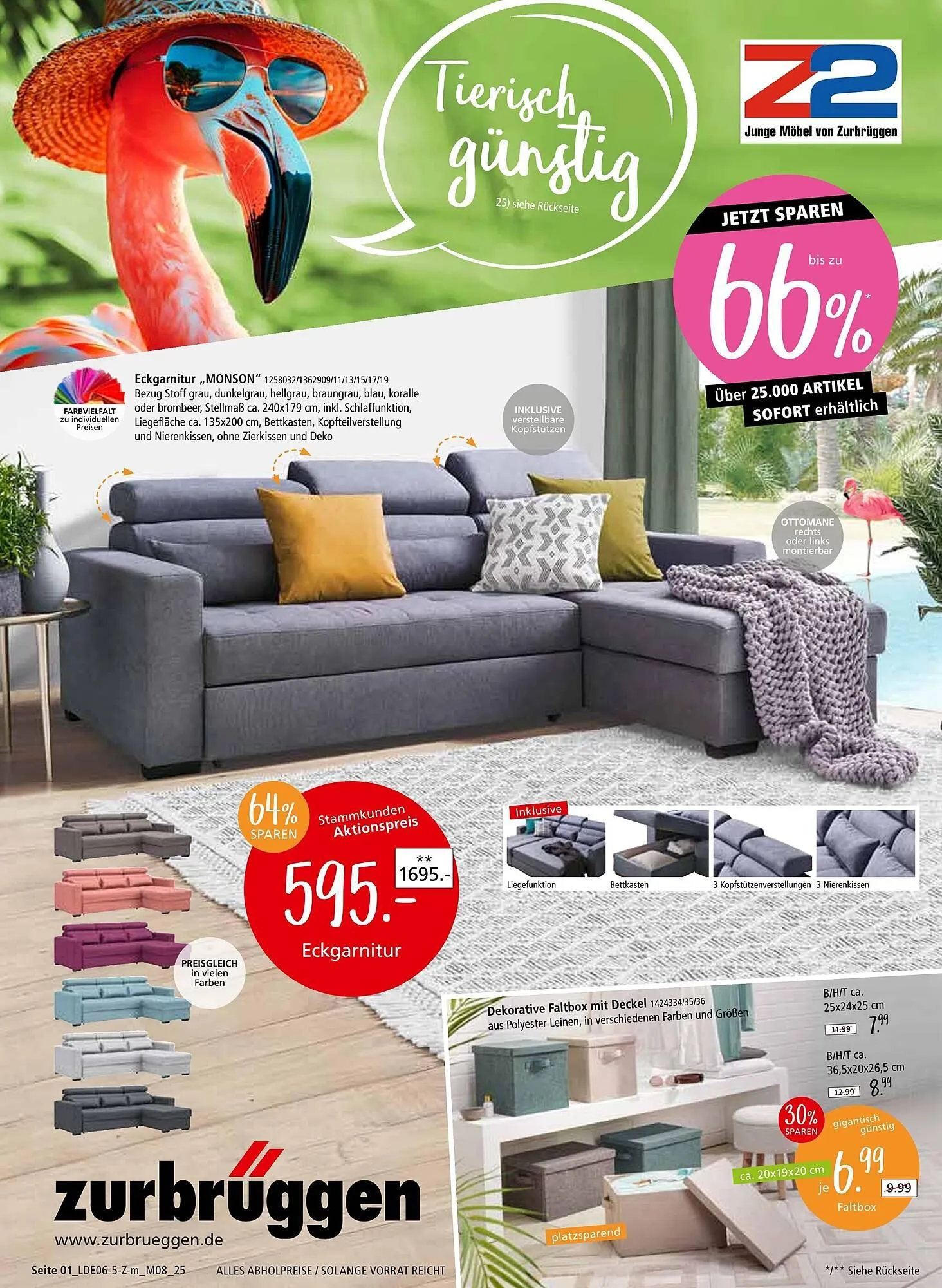 Zurbrüggen Prospekt von 15. Juni bis 12. Juli 2025 - Prospekt seite 1