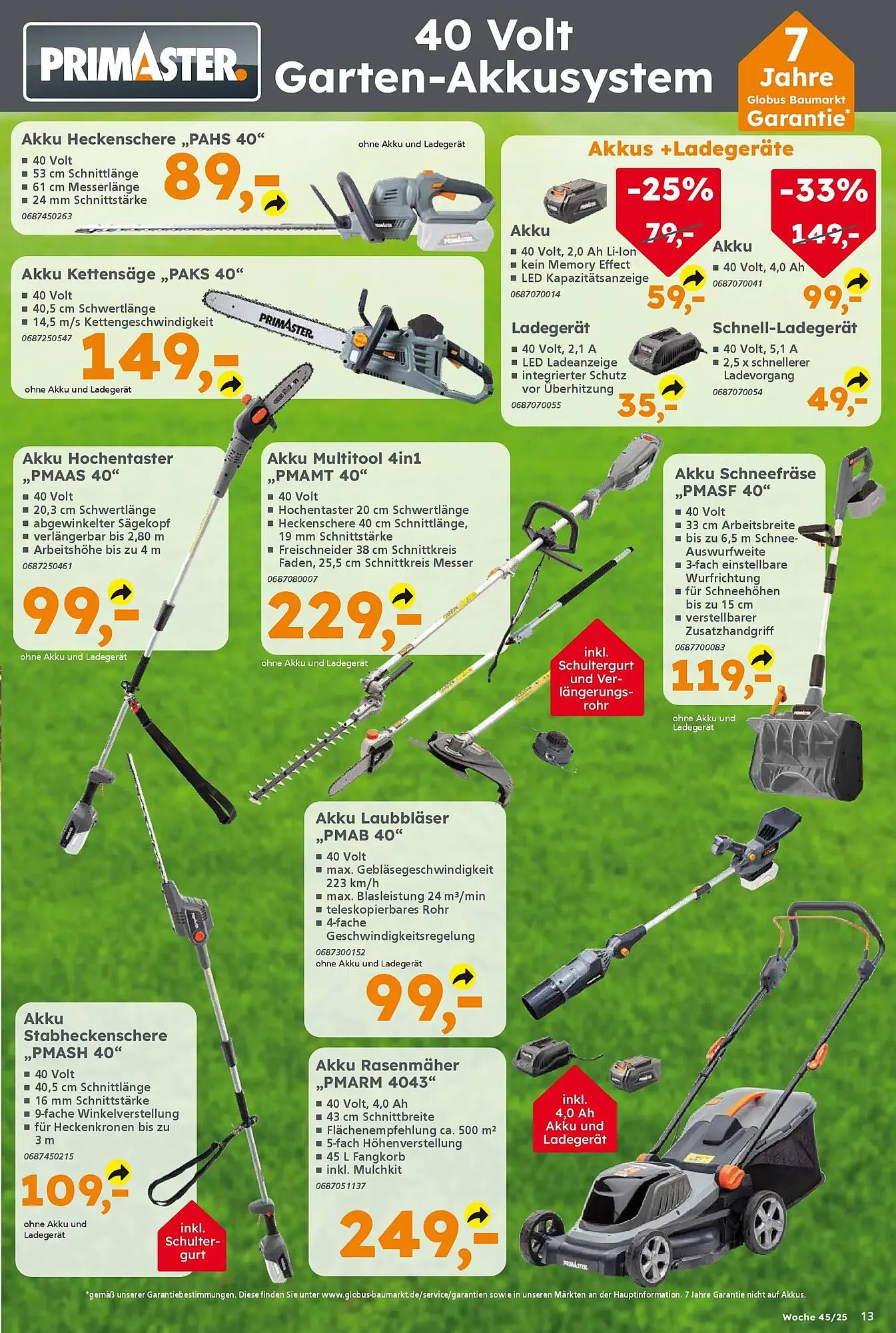 Globus Baumarkt Prospekt von 2. November bis 8. November 2025 - Prospekt seite 13