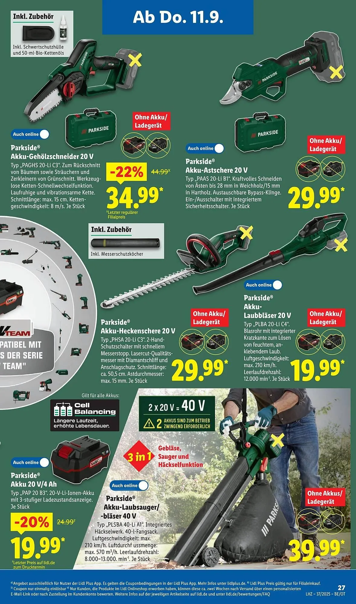 Lidl Prospekt von 8. September bis 14. September 2025 - Prospekt seite 37