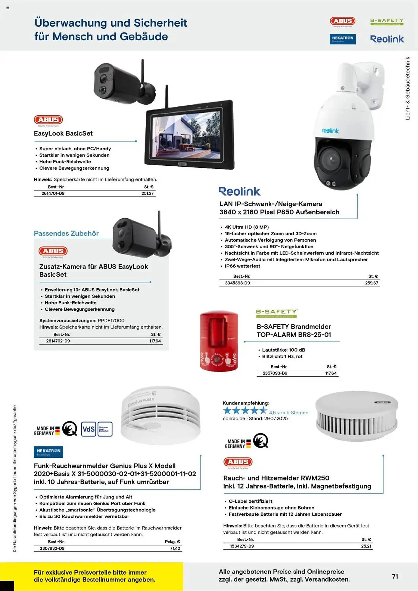 Conrad Prospekt von 25. August bis 12. Oktober 2025 - Prospekt seite 73