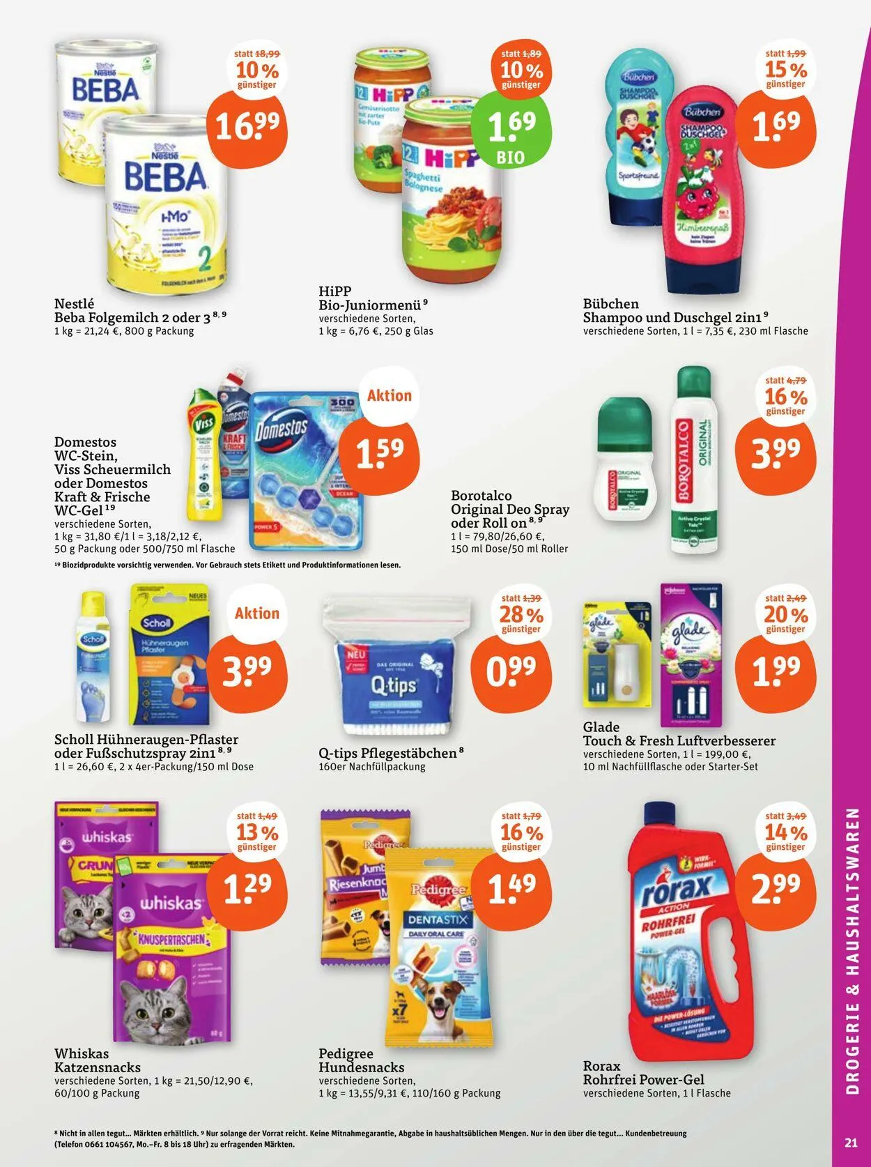 Tegut Aktueller Prospekt von 5. Mai bis 11. Mai 2025 - Prospekt seite 23