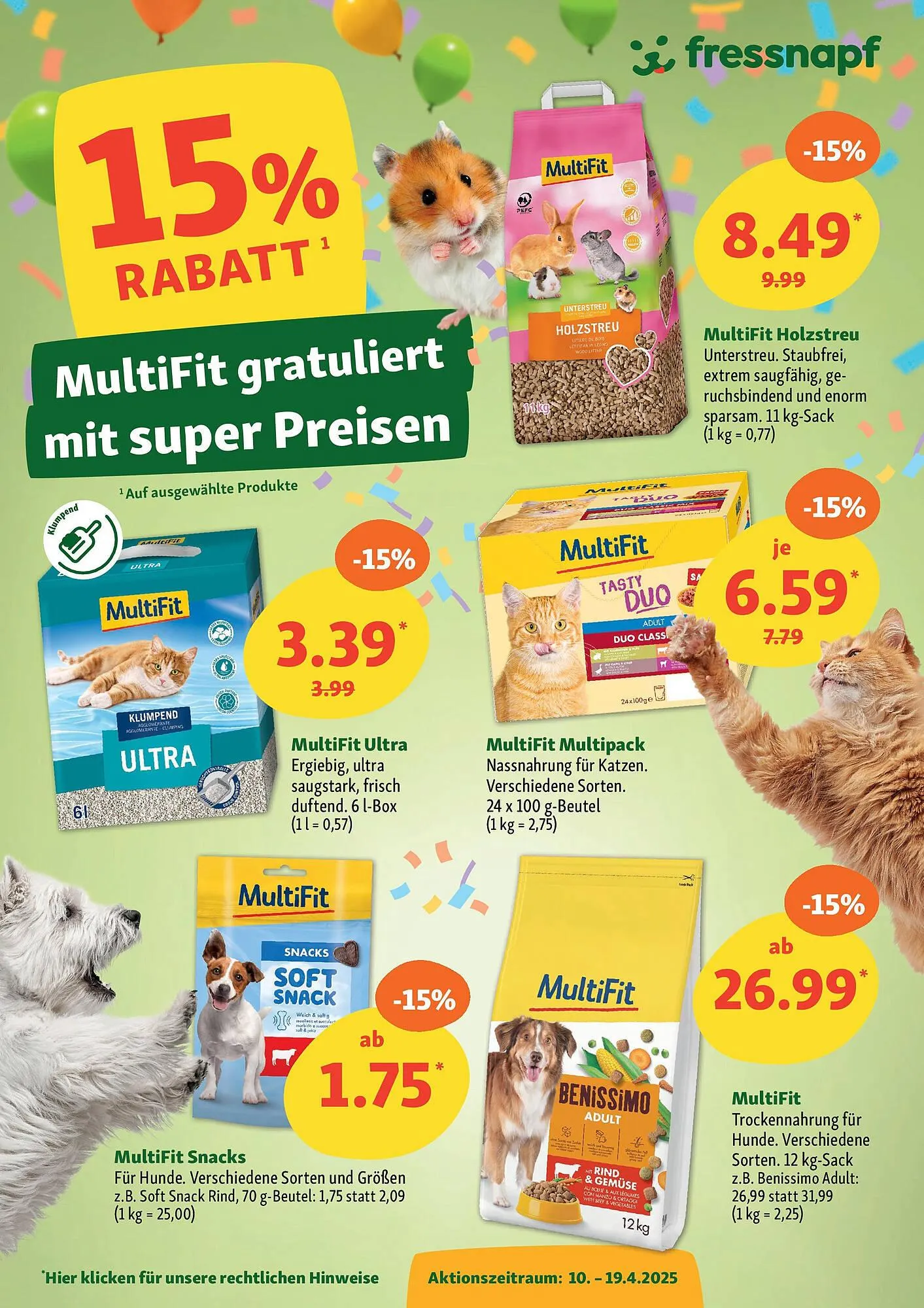 Fressnapf Prospekt von 9. April bis 21. April 2025 - Prospekt seite 2