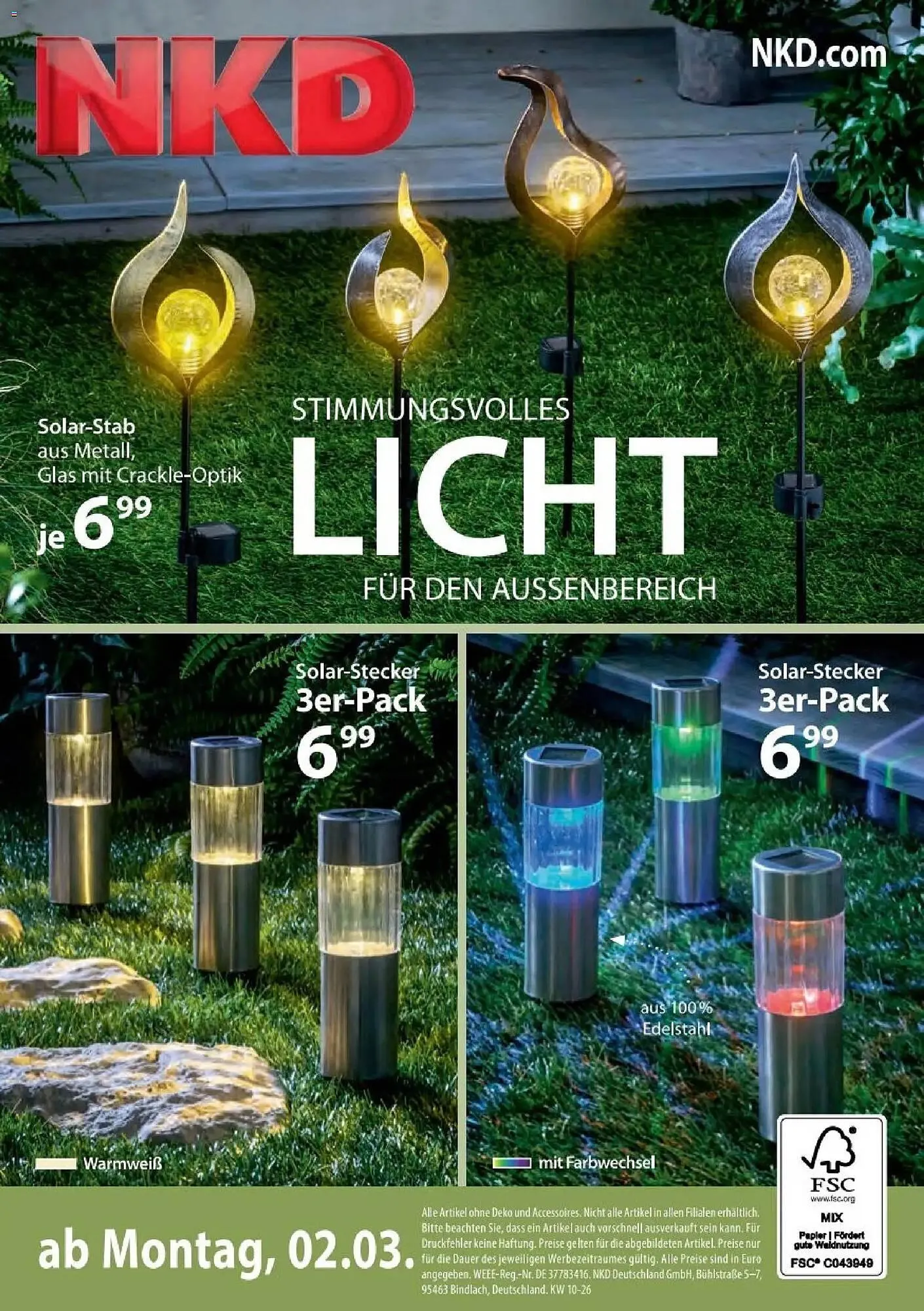 NKD Prospekt von 2. März bis 31. März 2026 - Prospekt seite 8